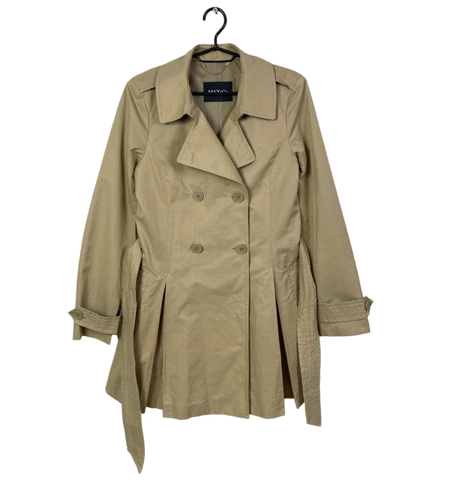MAX&Co. Max&Co Trench Coat Belted Cotton size GB8 US4 Size S / US 4 / IT 40 - 7 Thumbnail