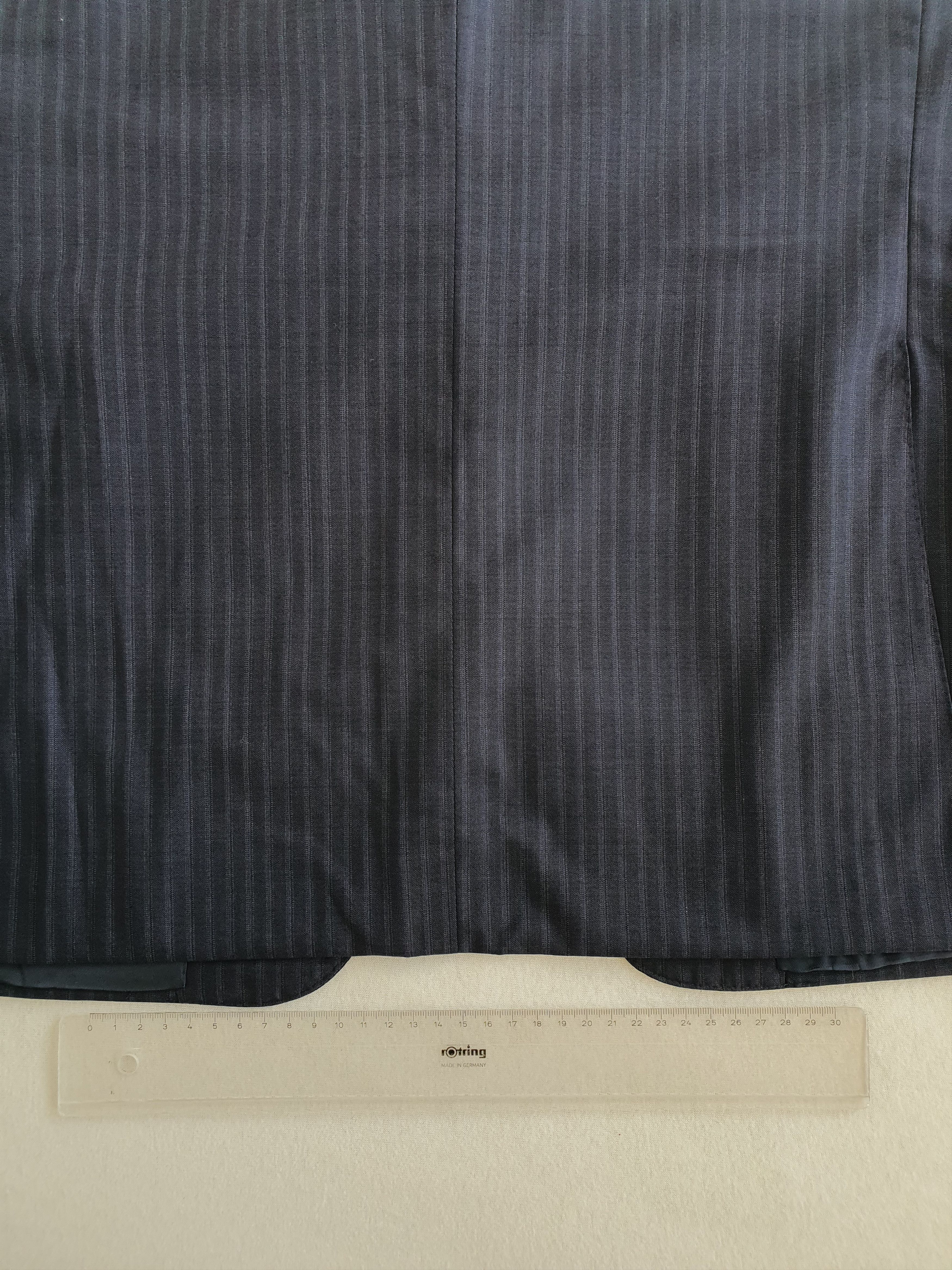 Canali Sports Coat Suit Jacket - Navy Striped - Sz EU 48R Size 38R - 10 Thumbnail