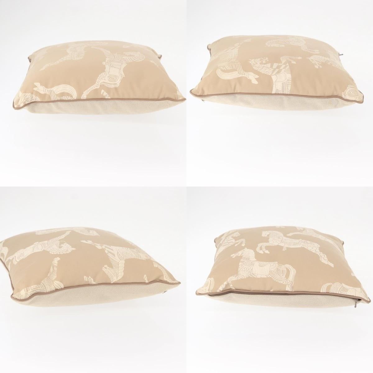 Hermes Hermes Cushion Canvas Beige Size ONE SIZE - 3 Thumbnail
