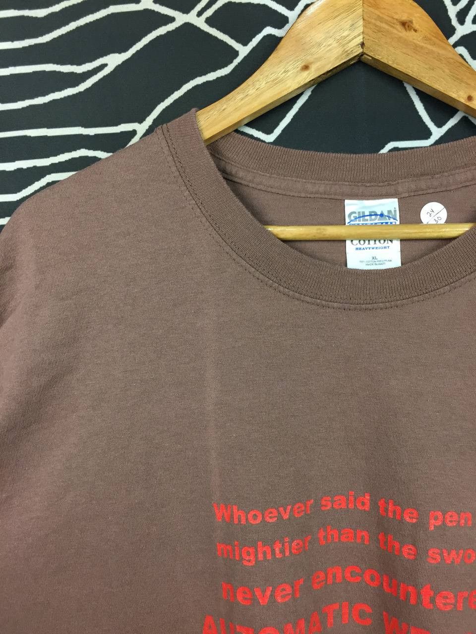 Vintage Vtg Y2K General MacArthur Military Statement Quote Tee Size US XL / EU 56 / 4 - 4 Thumbnail