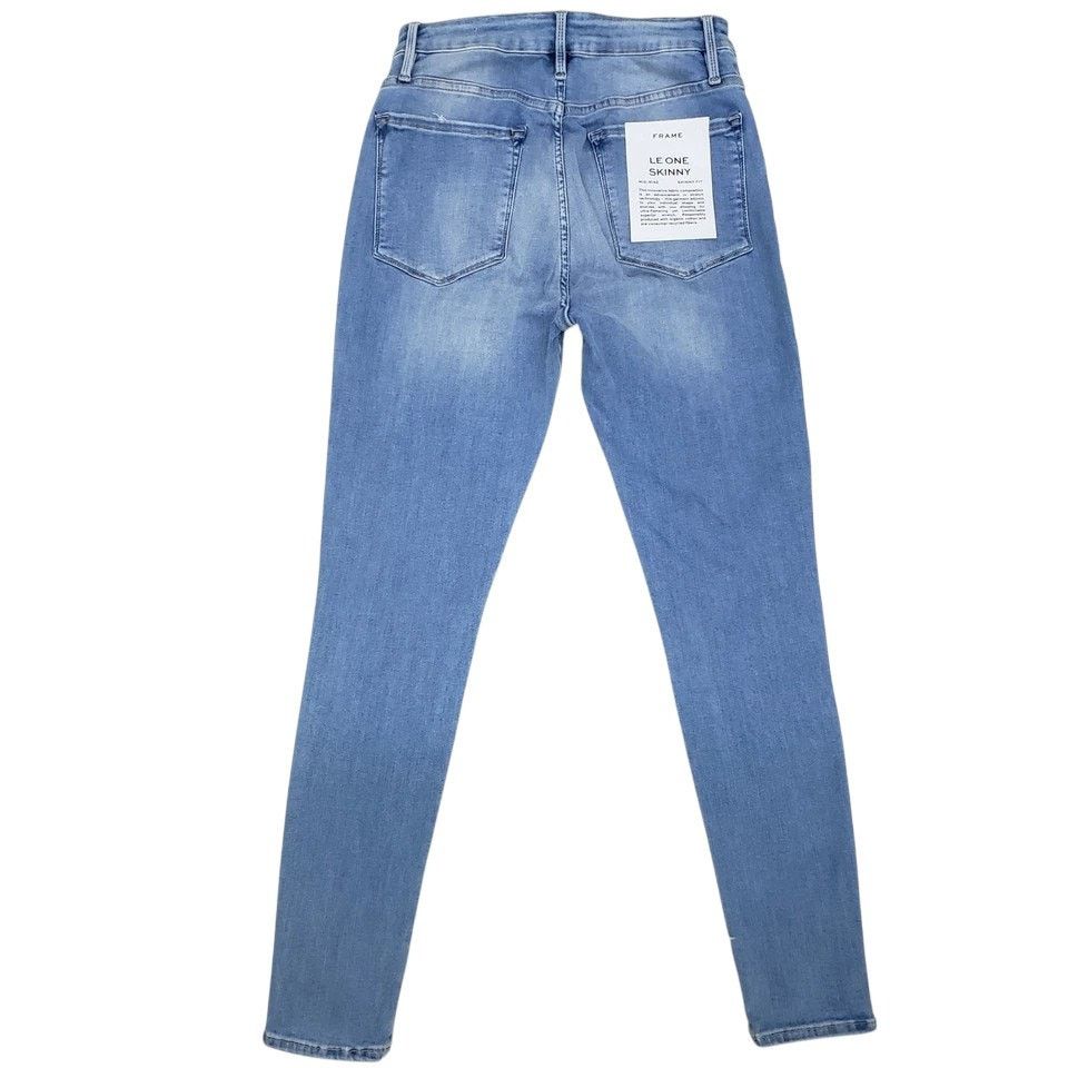 Frame NWT FRAME Le One Skinny Cropped Jeans Organic Cotton Stretch Size 26" / US 2 / IT 38 - 5 Thumbnail