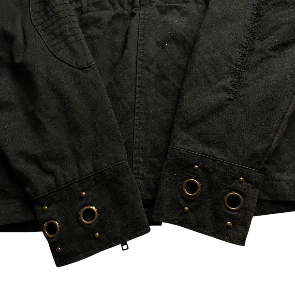 Isamu Katayama Backlash 🇯🇵 RIOT MULTIPOCKET SPIKE PUNK GOTHIC JACKET Size US M / EU 48-50 / 2 - 6 Thumbnail