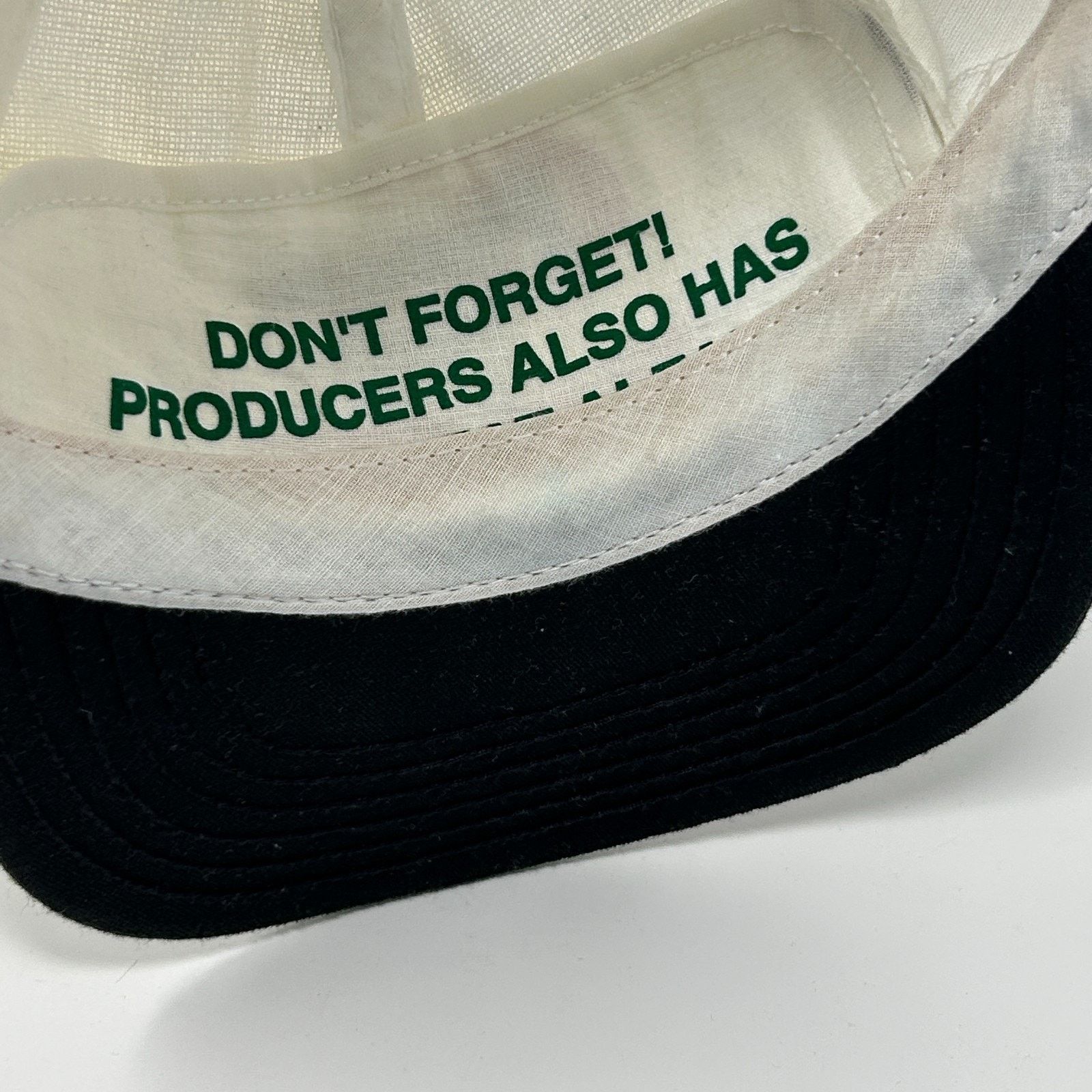 Vintage Vintage 90s Producers Hybrids Hat Baseball Cap Seeds White Size ONE SIZE - 5 Thumbnail