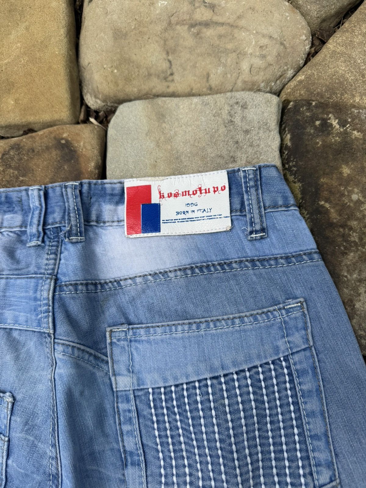 Vintage Vintage Cosmo Lupo Y2k Distressed Pants Size US 30 / EU 46 - 5 Thumbnail