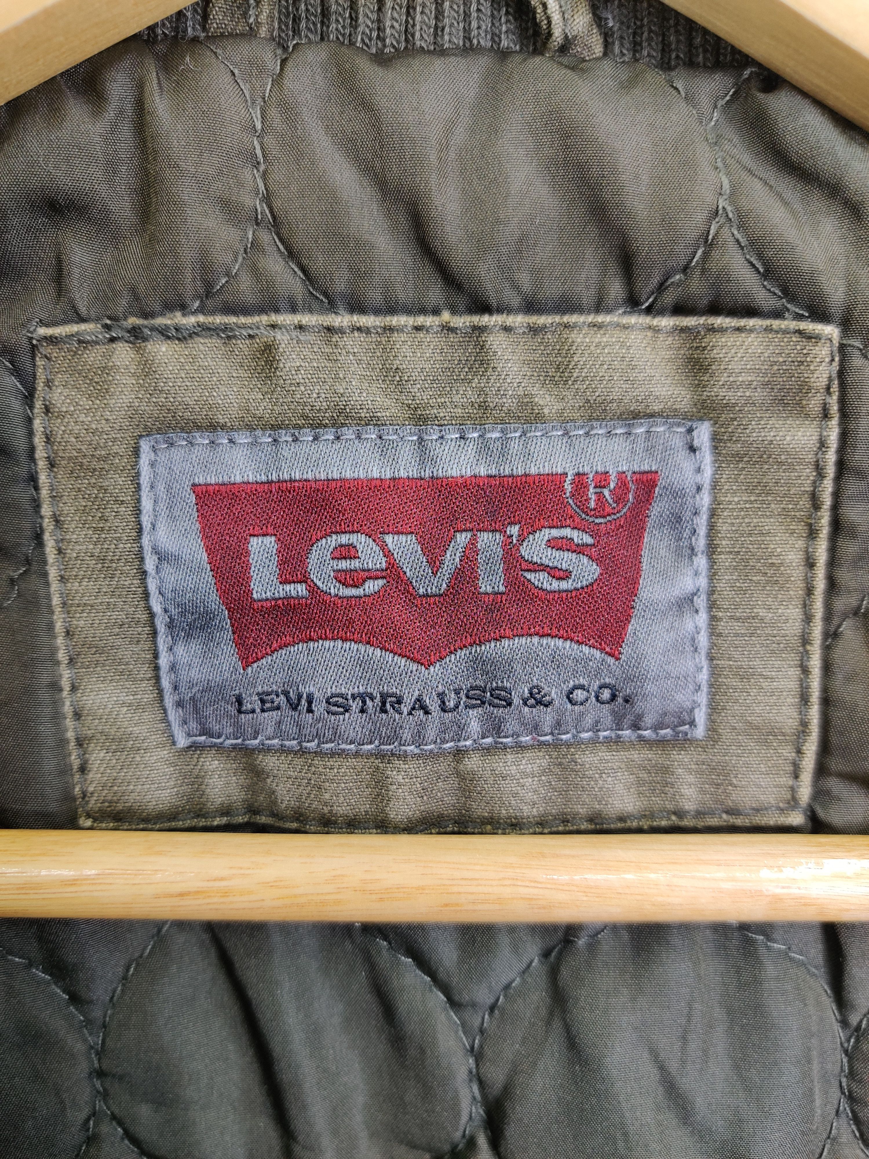 Vintage Levi's Quilted Field Olive Green Jacket
