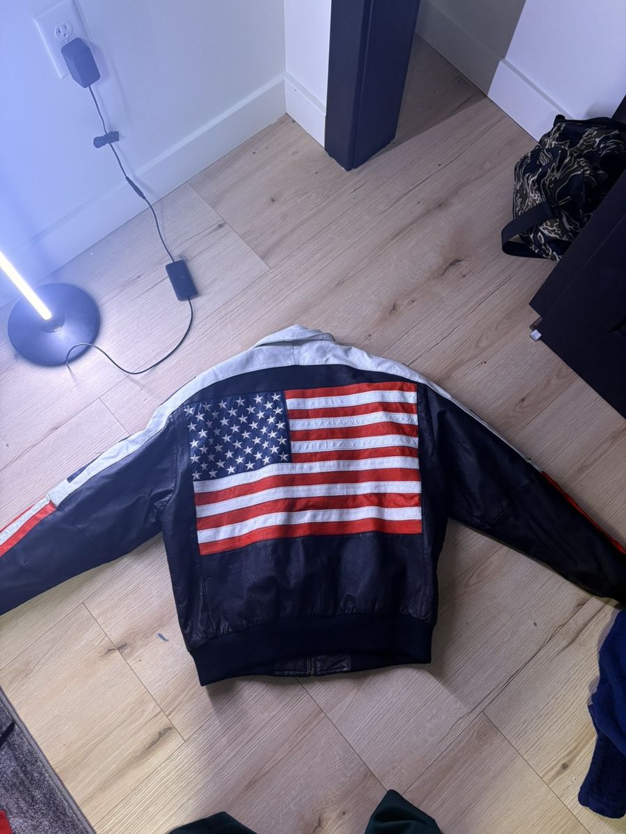 Other Michael Hoban leather USA jacket Size US XL / EU 56 / 4 - 2 Thumbnail
