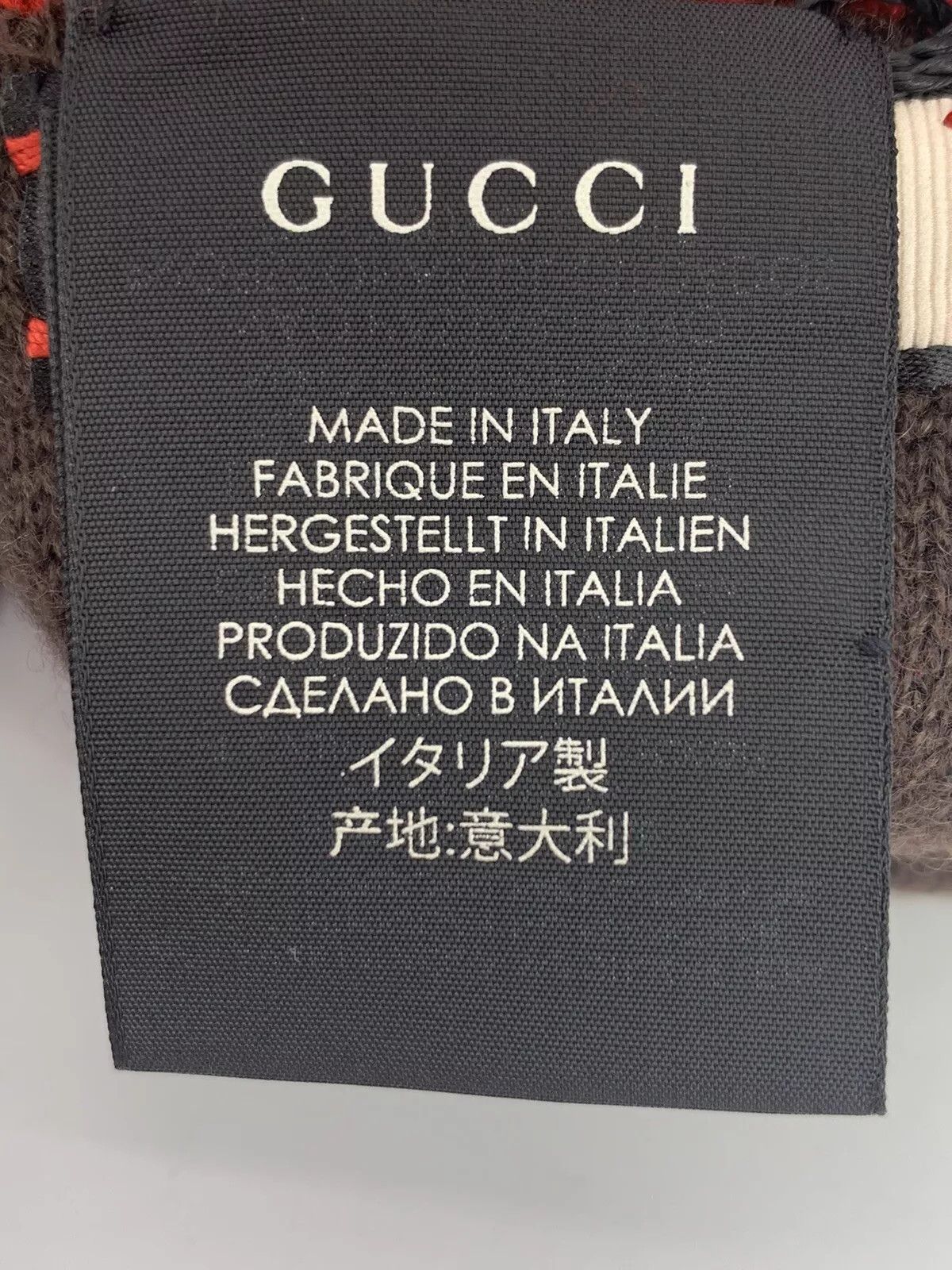 Gucci new Gucci Gloves Size-8-S-432307 Men's Size ONE SIZE - 7 Thumbnail