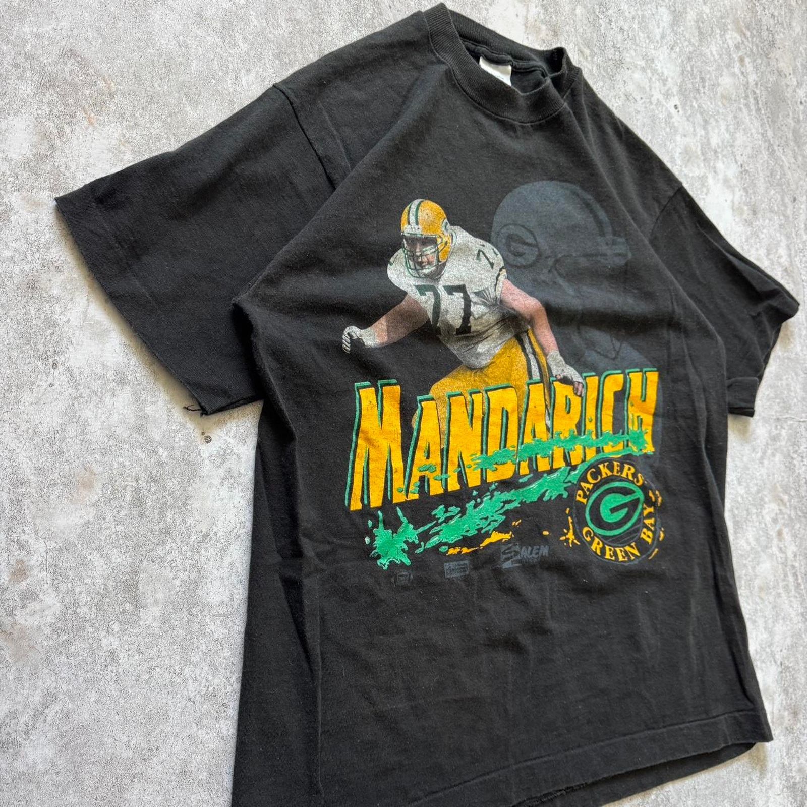 Salem Sportswear Vintage 80s Packers Tony Mandarich T Shirt Size Large Size US L / EU 52-54 / 3 - 2 Thumbnail