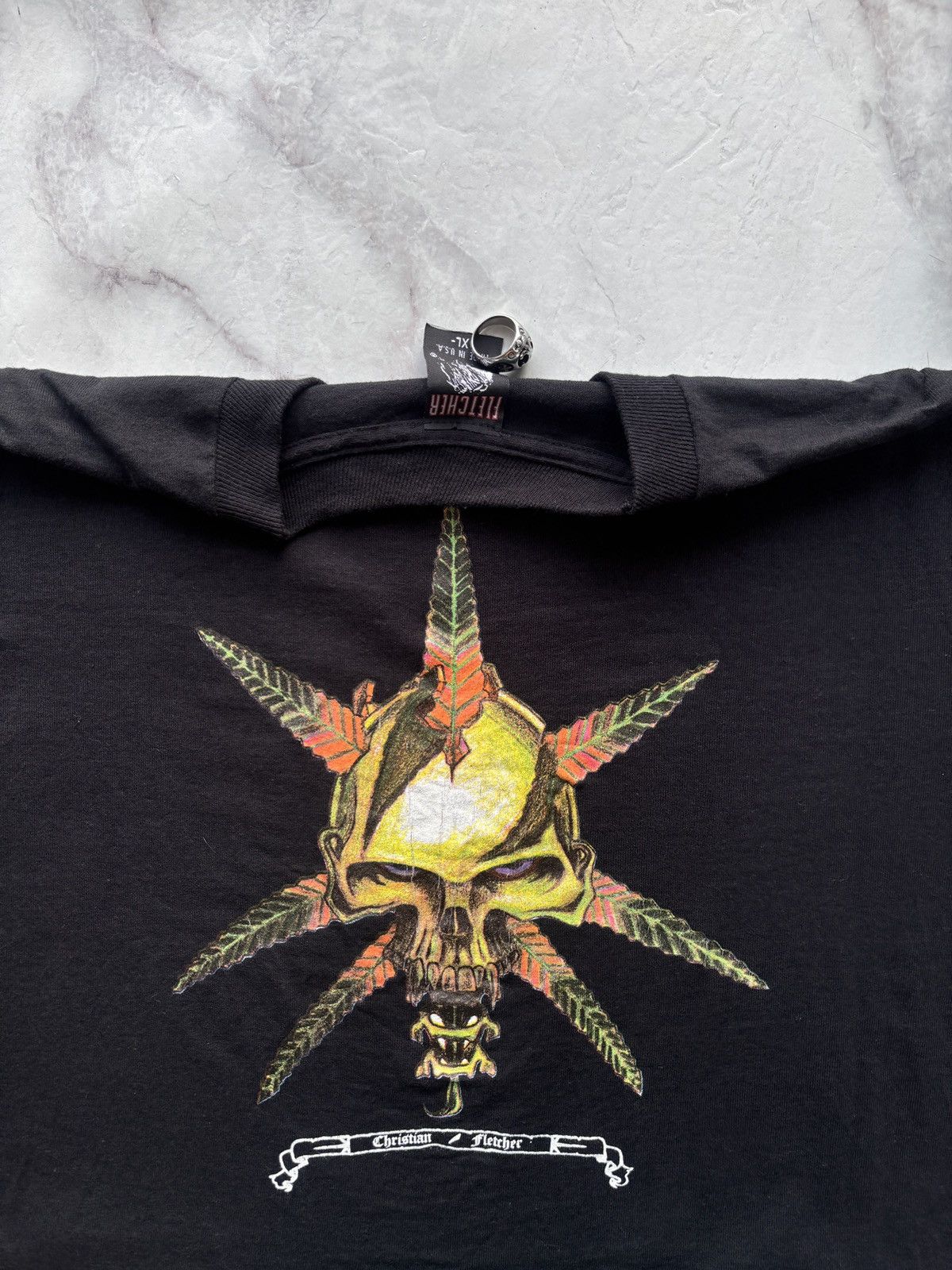 Vintage 90s Christian fletcher tee Size US XL / EU 56 / 4 - 2 Thumbnail