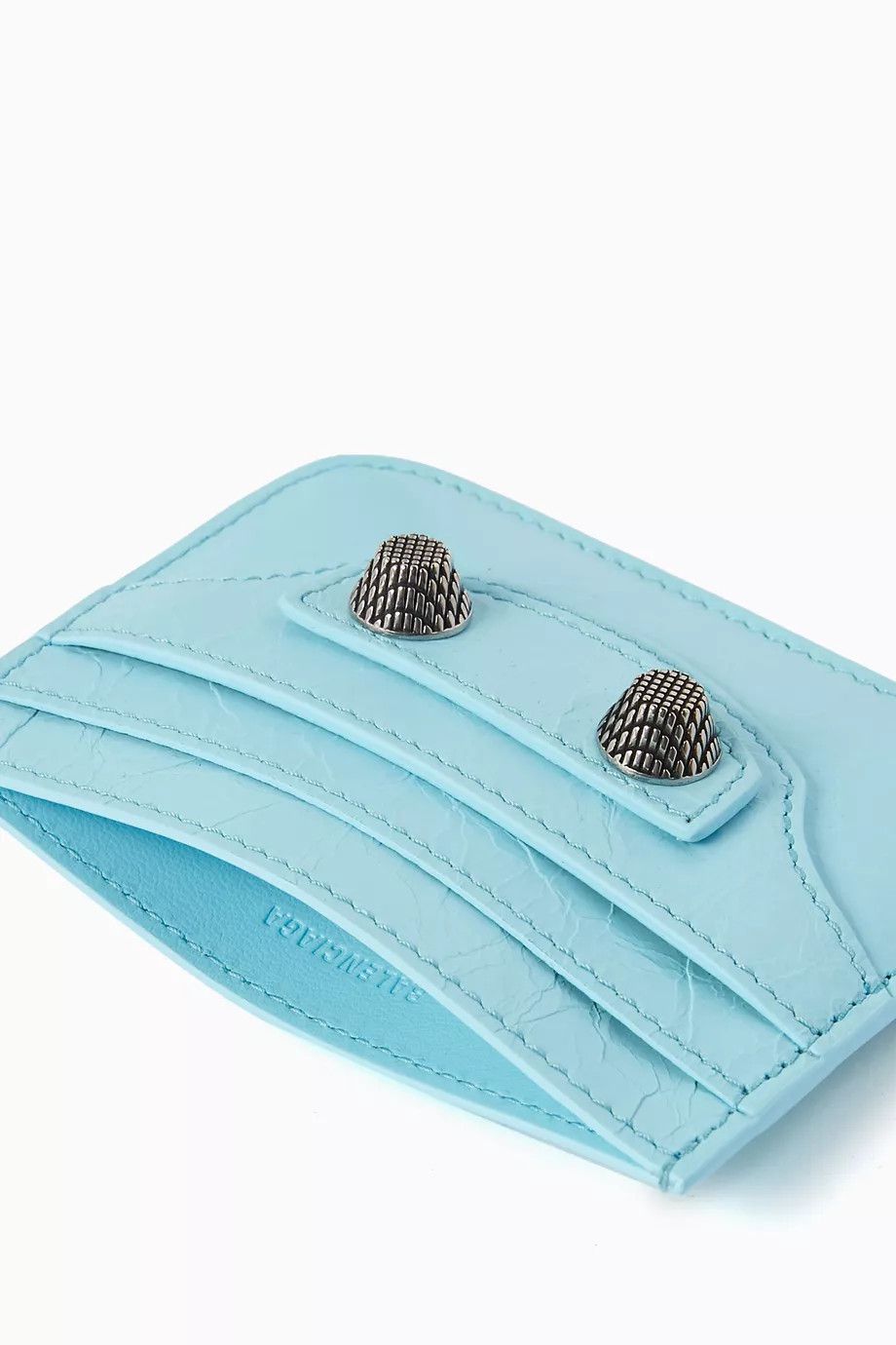 Balenciaga o1in1g1024 Size : OS / Le Cagole Card Holder in Light Blue Size ONE SIZE - 3 Thumbnail
