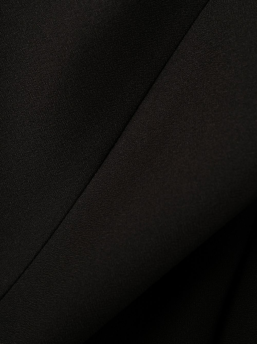 Saint Laurent Paris o1s1wg110924 Robe Crepe Envers Satin Vintag in Noir Size M / US 6-8 / IT 42-44 - 3 Thumbnail