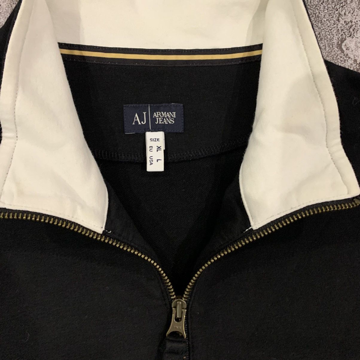 Armani Armani Jeans Vintage Zip 1/3 Men’s Size L Size US L / EU 52-54 / 3 - 7 Thumbnail