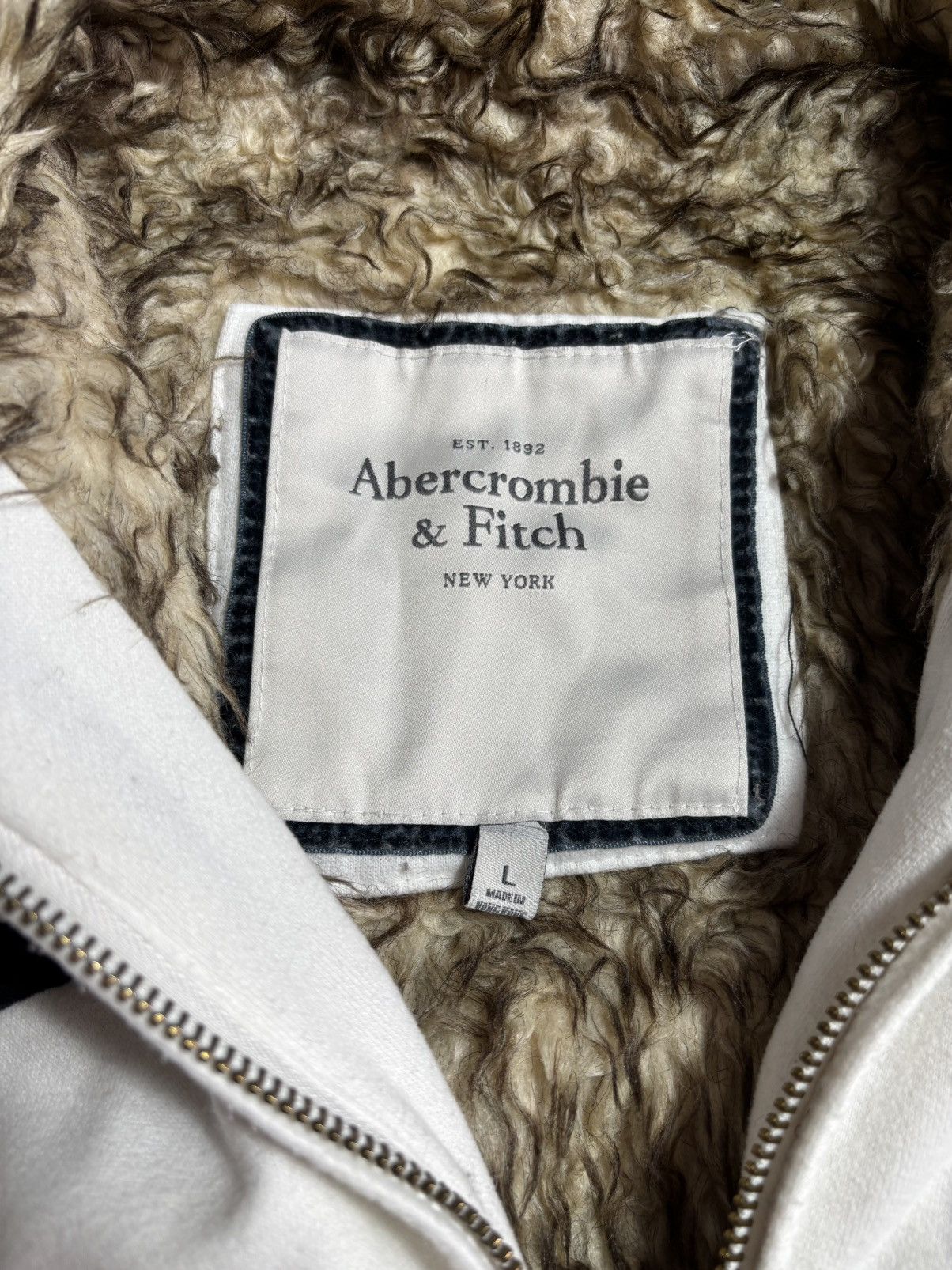Abercrombie & Fitch Abercrombie & Fitch zip hoodie Y2K streetwear women's L size Size L / US 10 / IT 46 - 14 Thumbnail