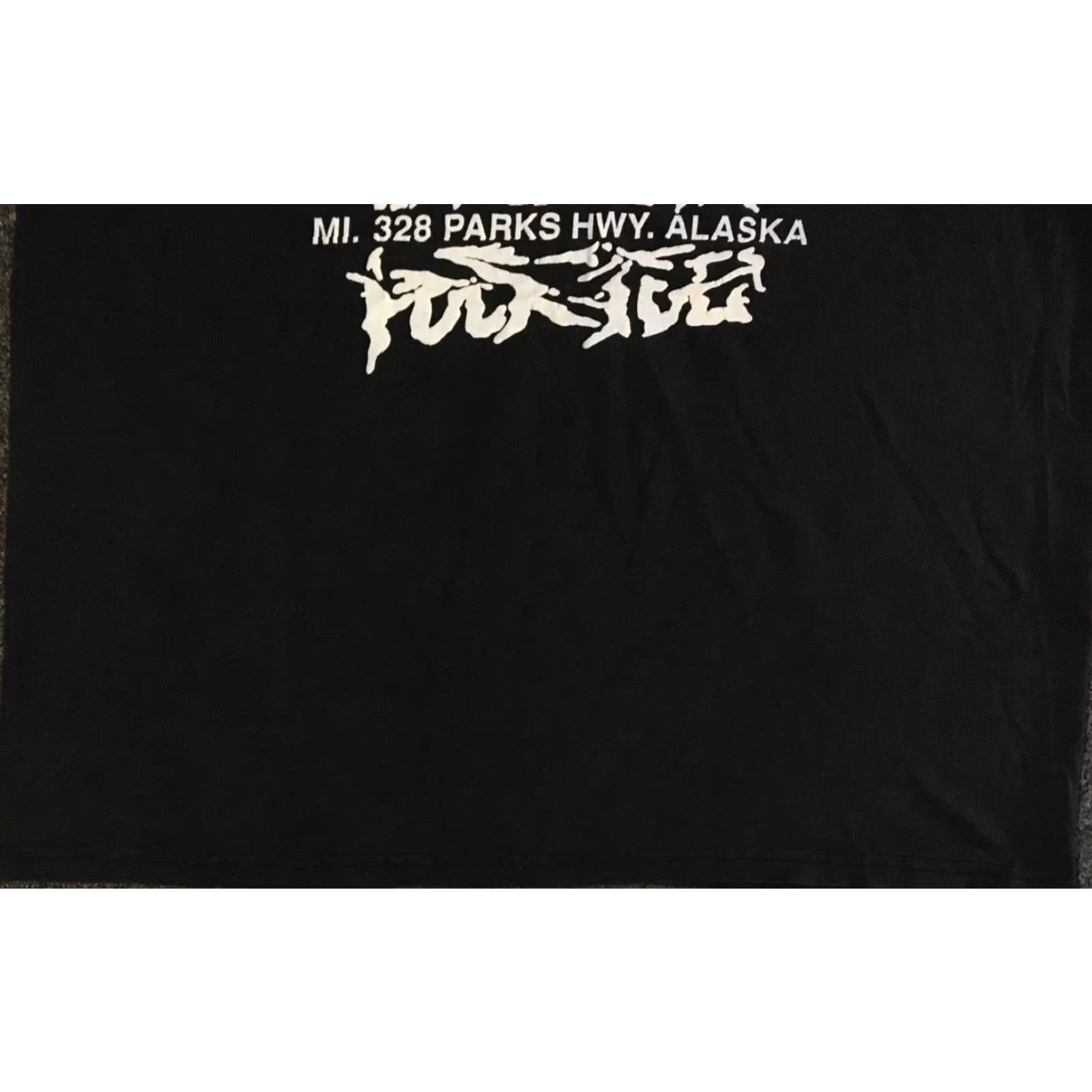 Vintage Vtg 90s Skinny Dick’s Halfway Inn Alaska Faded Shirt M Black Funny Crew Neck Short Sleeve Graphic Tee Mens Halloween Y2K Joke Size US M / EU 48-50 / 2 - 3 Thumbnail