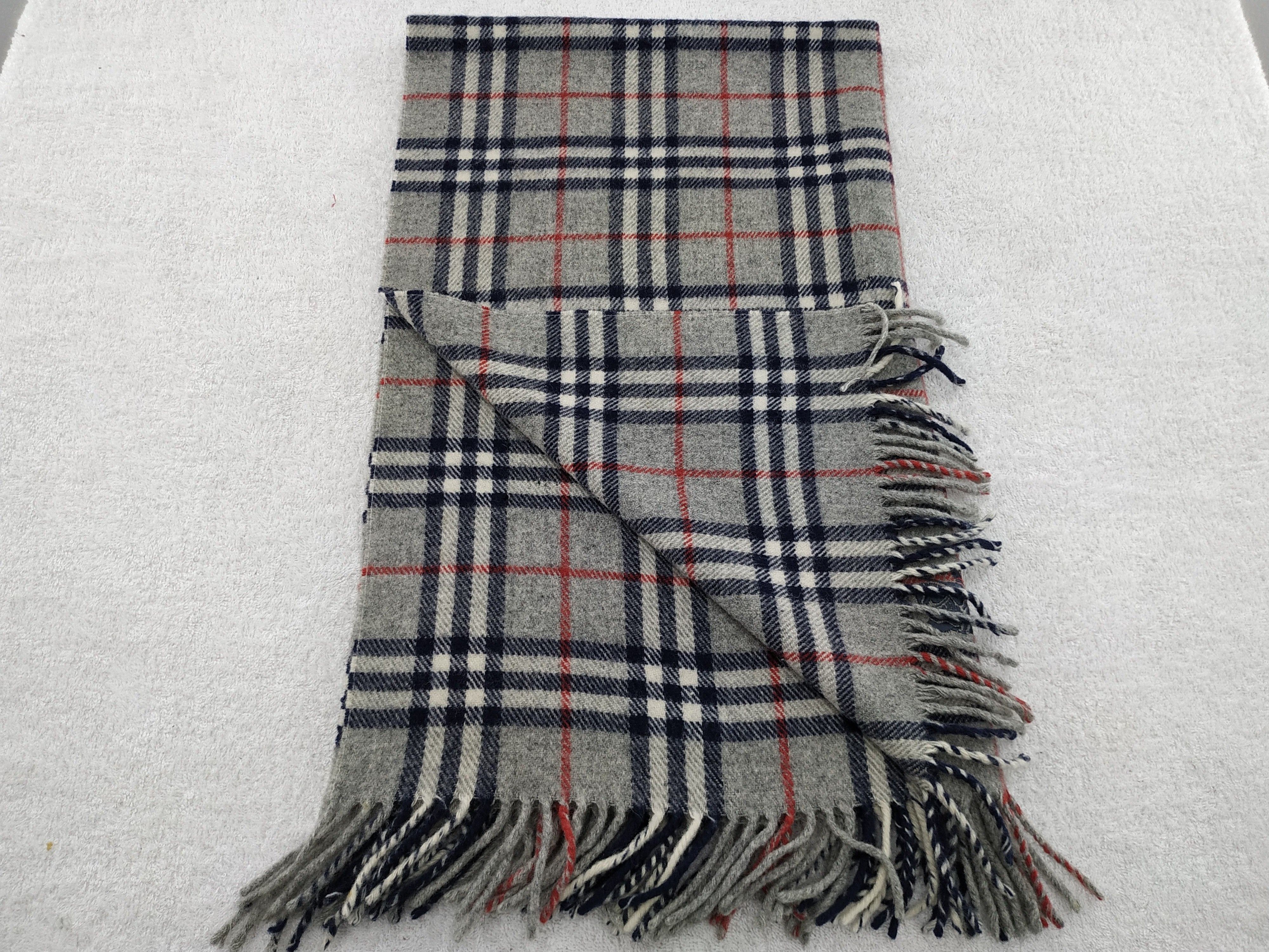 Burberry × Vintage Burberry Scarf / Muffler / Neckwear - WW163 Size ONE SIZE - 5 Thumbnail