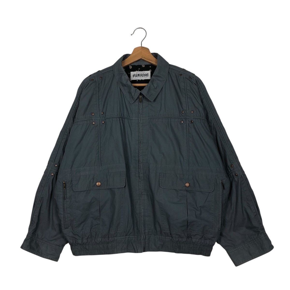 Issey Miyake Vintage SPLENZA Matsuya Quilted Liner Utility Jacket Size US M / EU 48-50 / 2 - 2 Thumbnail