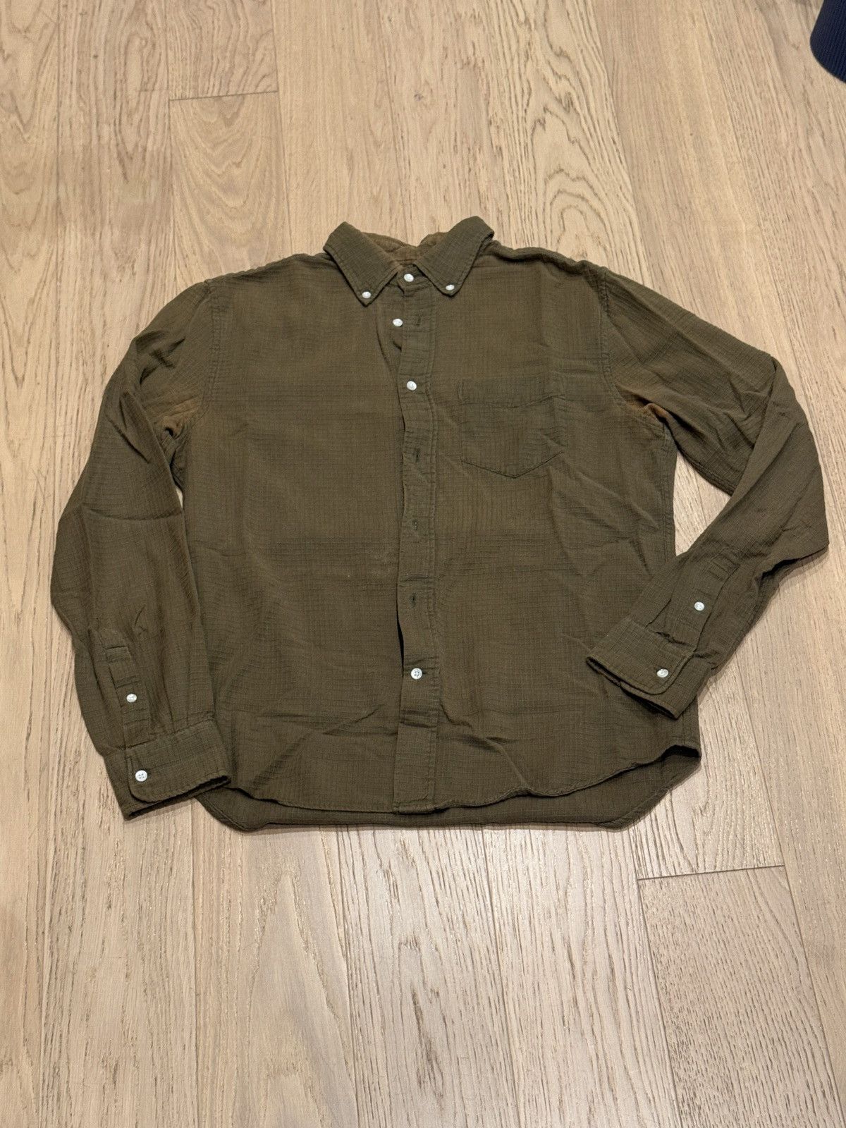 Gant Rugger Gant Rugger Green Cotton Button Down Shirt Size US M / EU 48-50 / 2 - 1 Thumbnail