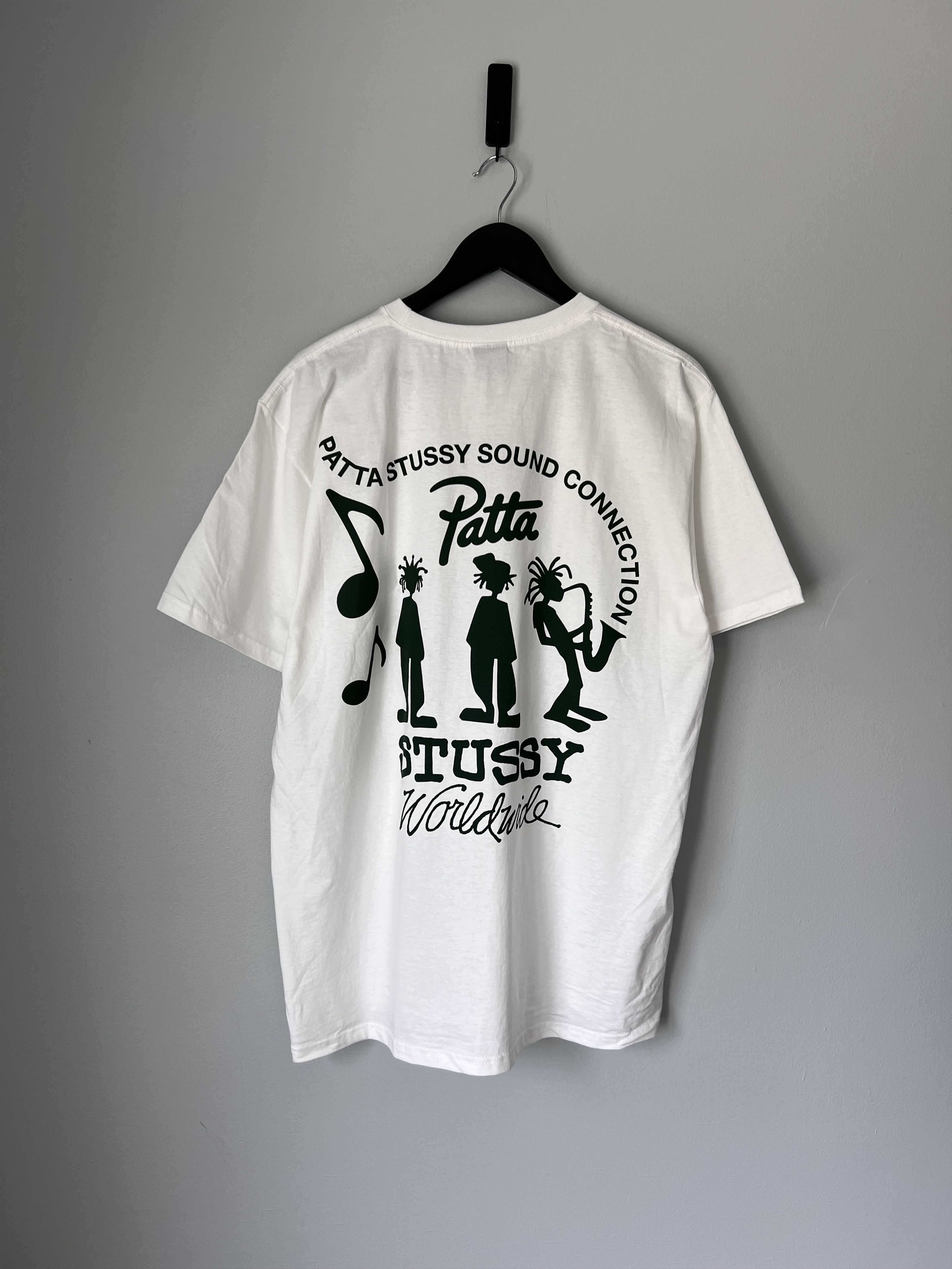 【Stussy】 Stussy x Patta Sound Connection T-Shirt White Stussy x Patta 'Sound Connection' T Shirt in White Size M