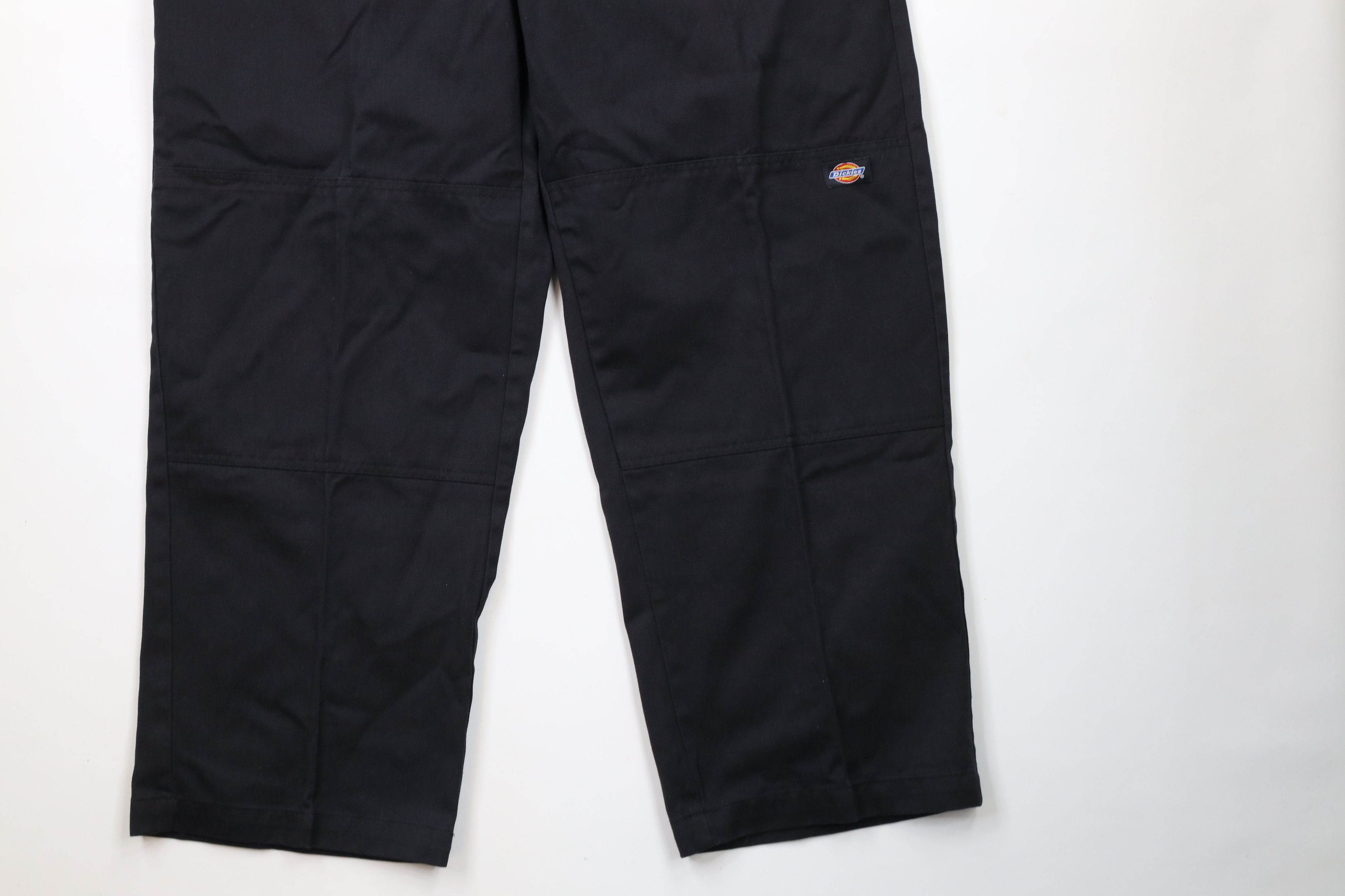 Dickies × Vintage Vintage 90s Dickies Double Knee Wide Leg Pants Black USA Size US 40 / EU 56 - 4 Thumbnail