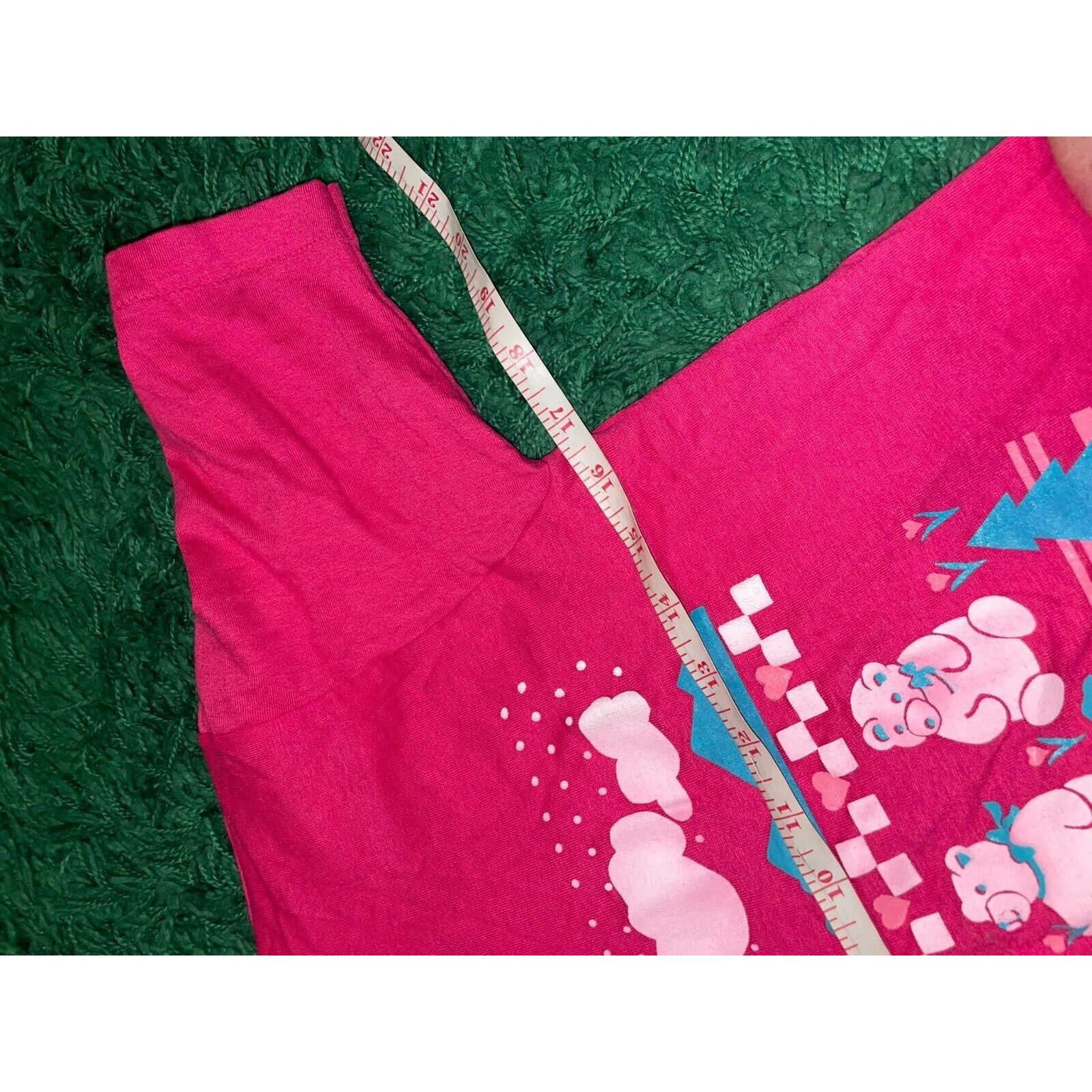 Jerzees Vintage Cincinnati Pink Shirt Teddy Bear Tee 1988 80s VTG S Size US S / EU 44-46 / 1 - 11 Thumbnail
