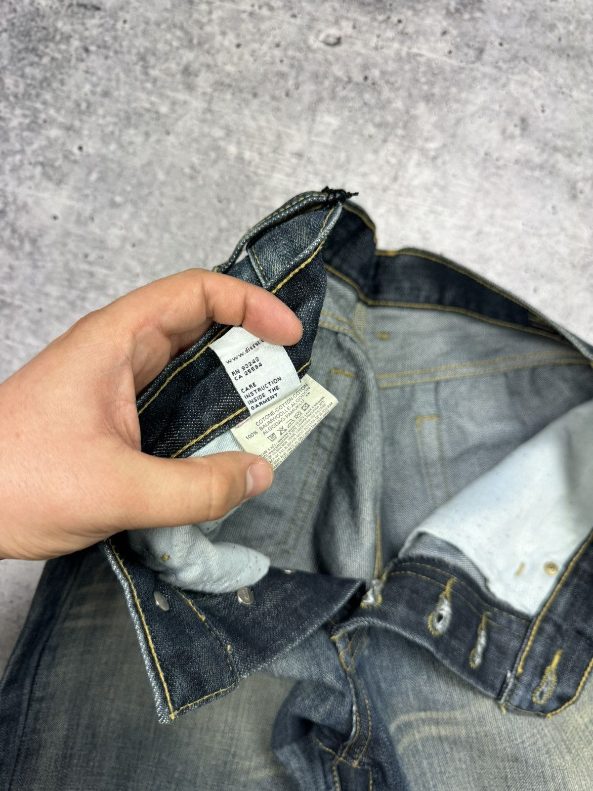 Diesel × Vintage Vintage Diesel Blue Stonewashed Denim Jeans Trousers Pants Size US 32 / EU 48 - 14 Thumbnail