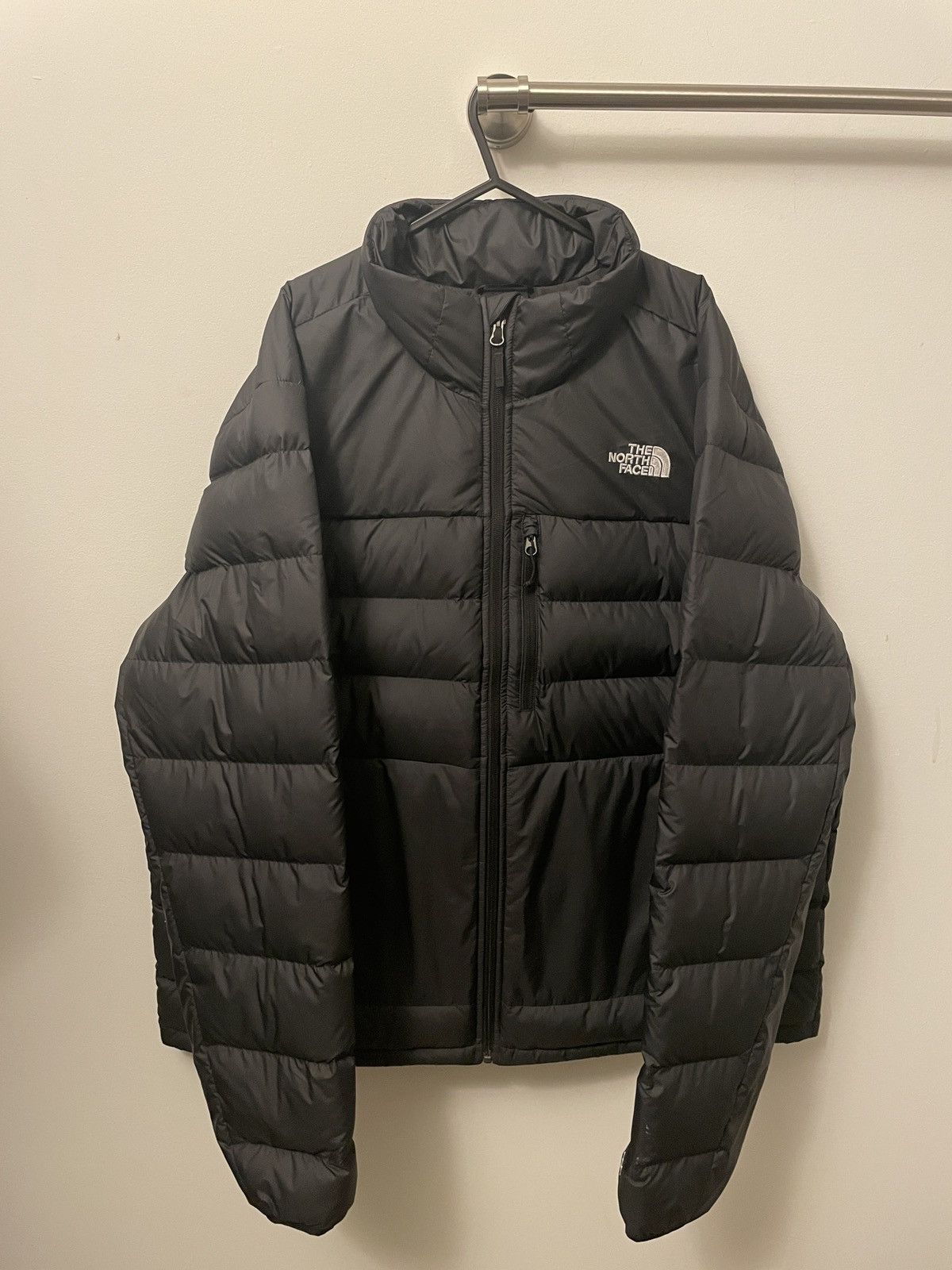 image of The North Face Aconcagua Puffer Jacket in Black, Men's (Size 2XL)