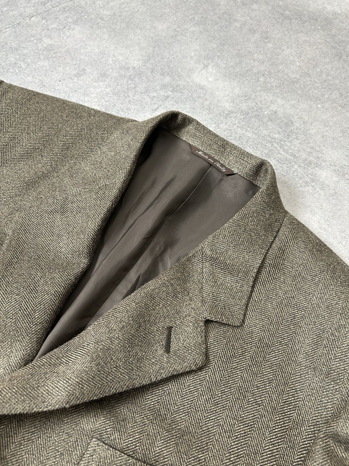 Canali Canali blazer tweed made in italy mens L Size 46L - 3 Thumbnail