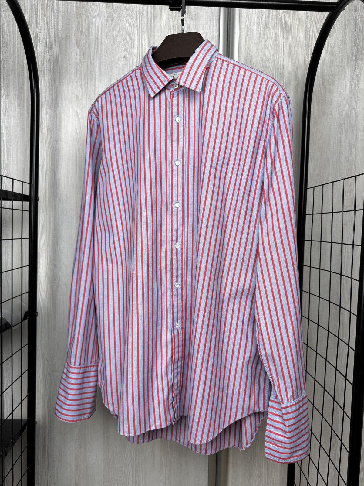 Other Bartlett & Butcher of Alton England made cotton dress shirt Size 42R - 5 Thumbnail