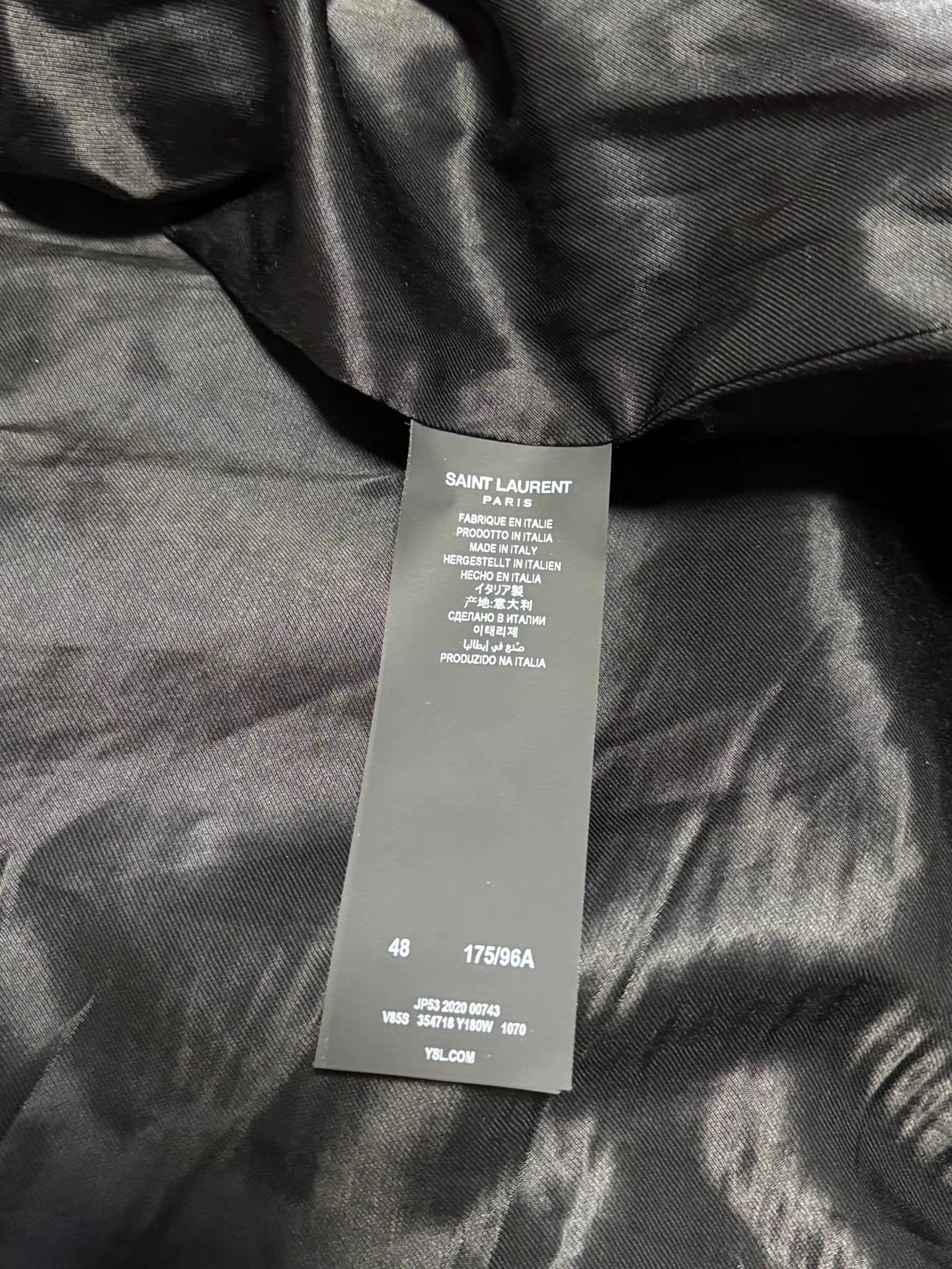 Saint Laurent Paris SAINT LAURENT Wool & Leather Varsity Jacket K6 Size US M / EU 48-50 / 2 - 4 Thumbnail