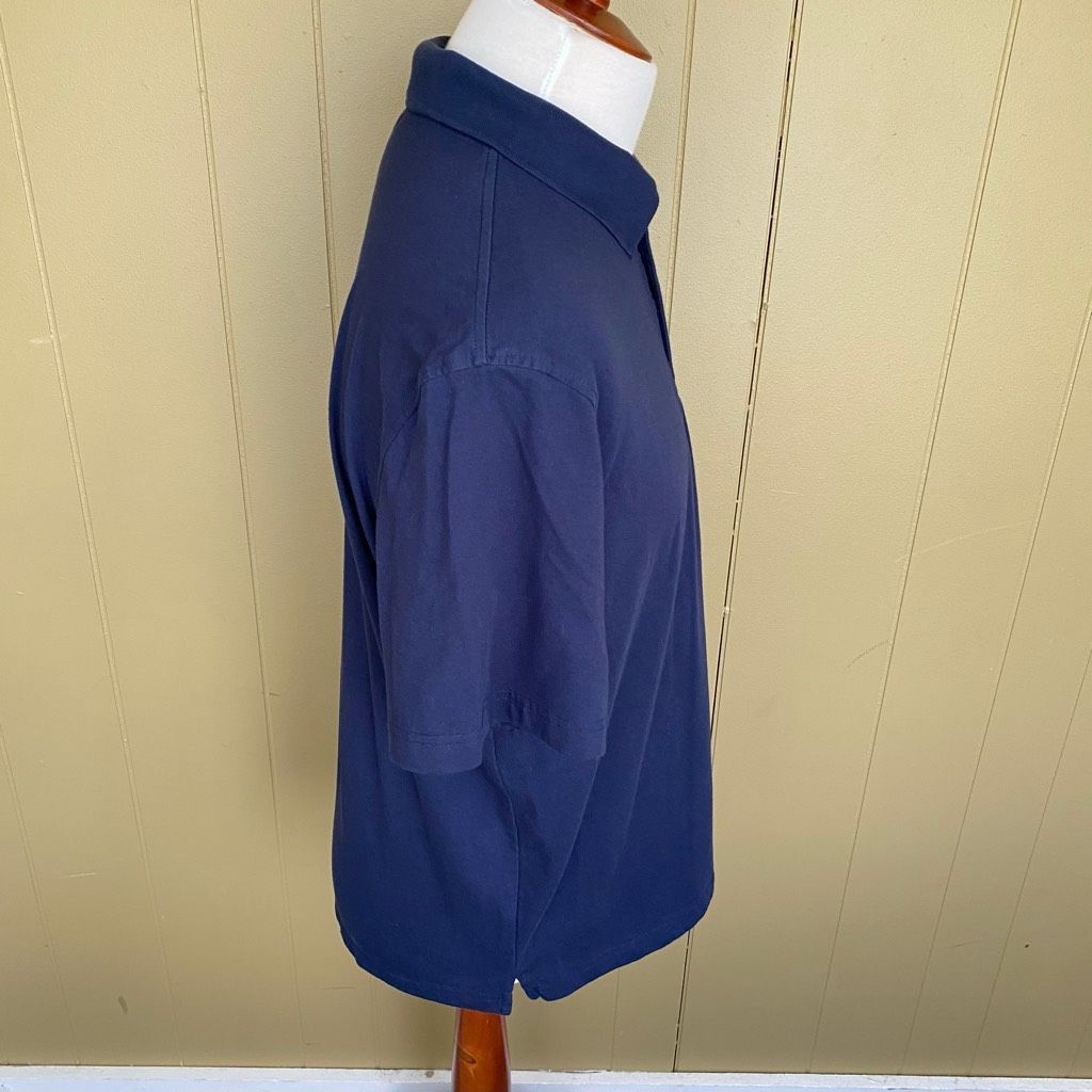 George George men XL cotton blend short sleeve 3 button collar polo Size US XL / EU 56 / 4 - 4 Thumbnail
