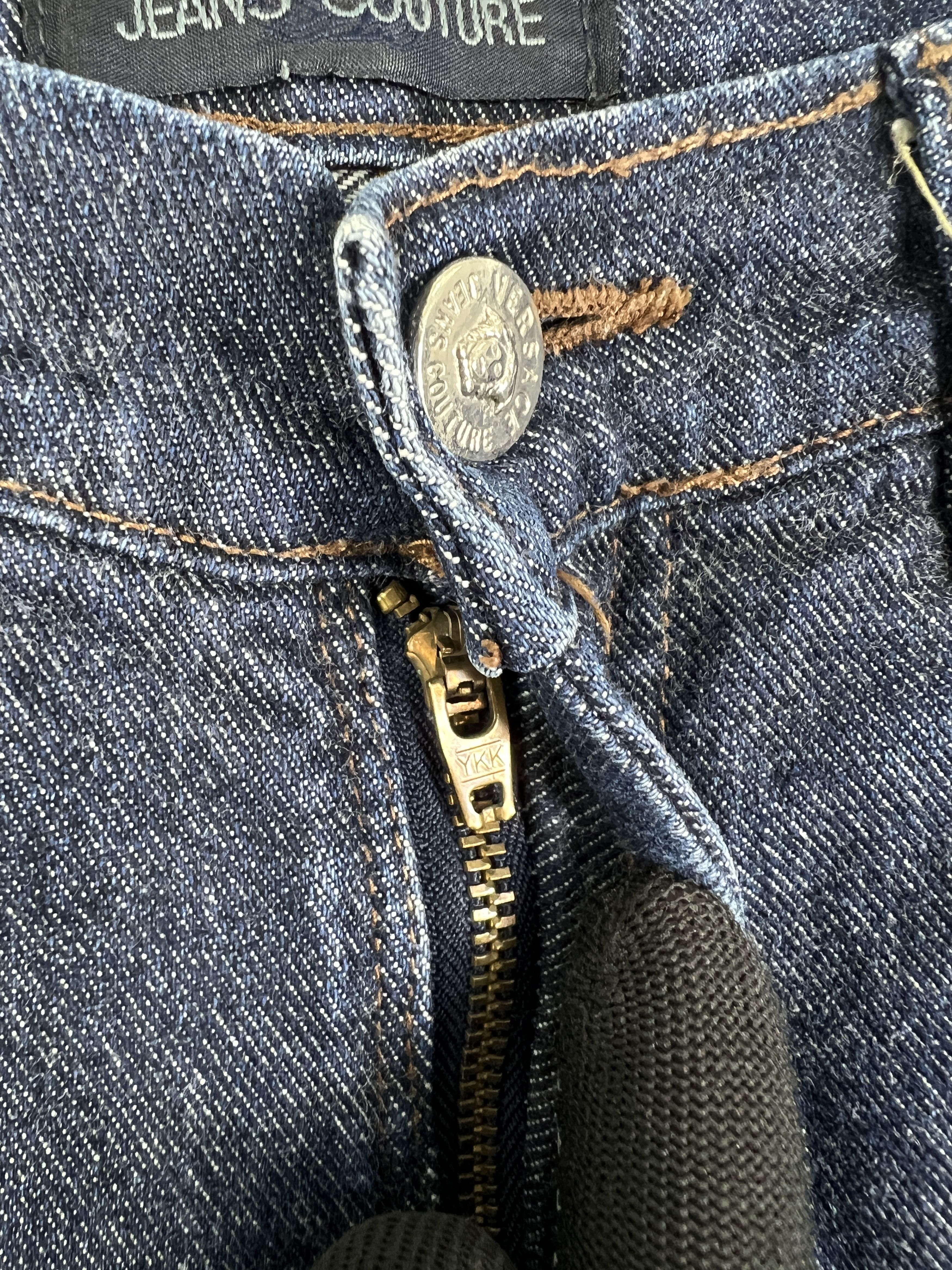 Versace VERSACE Jeans Couture Capri Denim GTMPT979 Size 29" - 6 Thumbnail