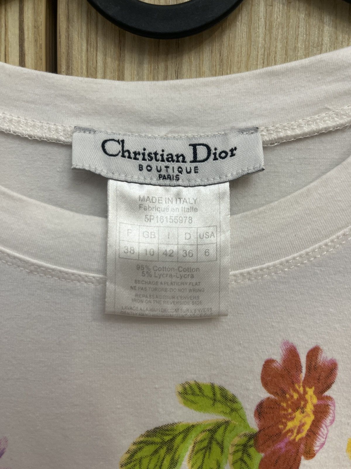 Dior Christian Dior Galliano Era Floral Sequin Top Size XS / US 0-2 / IT 36-38 - 5 Thumbnail