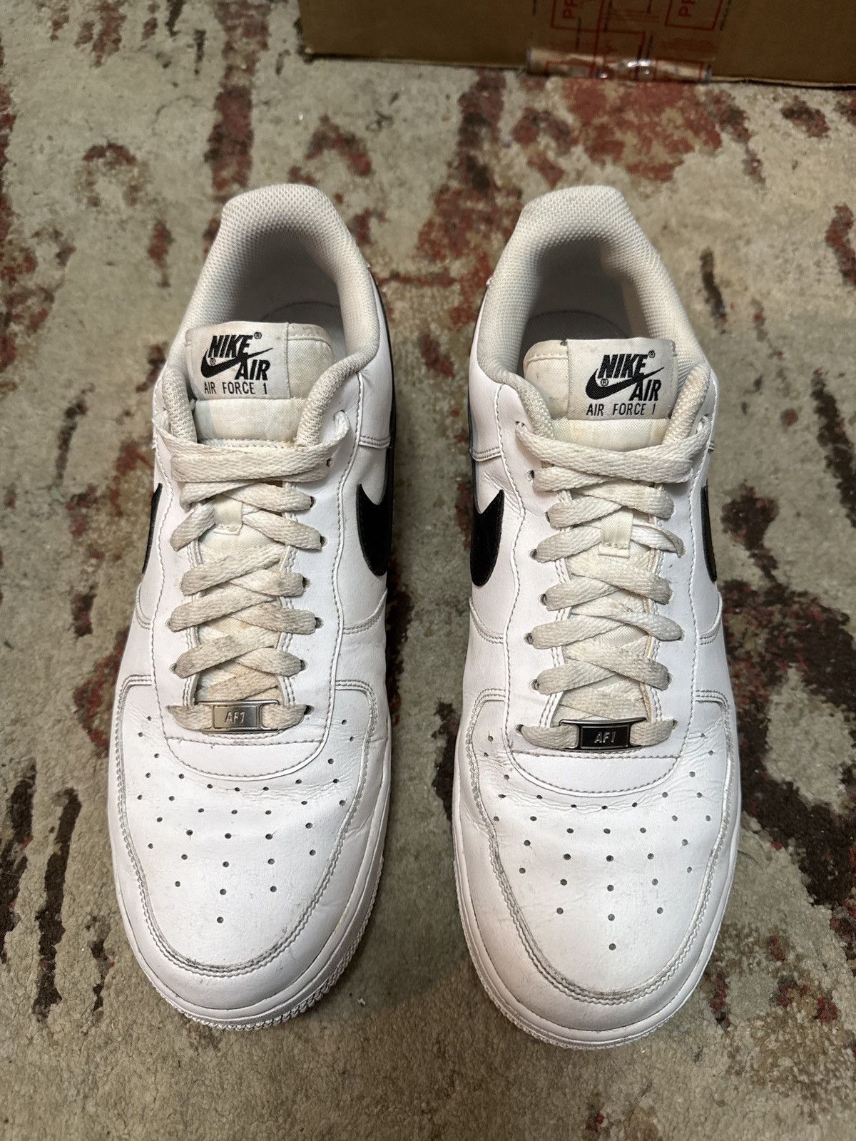 Nike Nike Air Force 1 ‘07 AN20 white/black, size 12, gently used Size US 12 / EU 45 - 4 Thumbnail