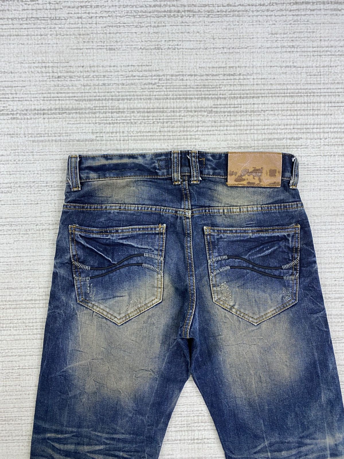 If Six Was Nine × Le Grande Bleu (L.G.B.) × Vintage Vintage Kesson Jeans Distressed Denim Pants Size US 30 / EU 46 - 9 Thumbnail