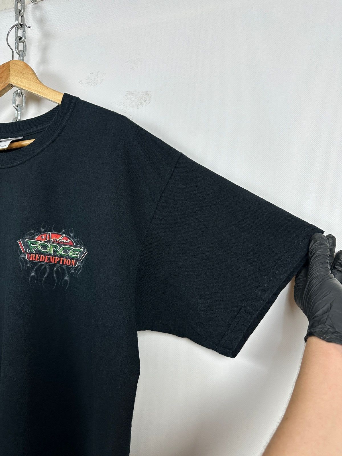 NASCAR 2004 Vintage John Force Redemption Tour NASCAR Ford T-Shirt Size US XL / EU 56 / 4 - 17 Thumbnail
