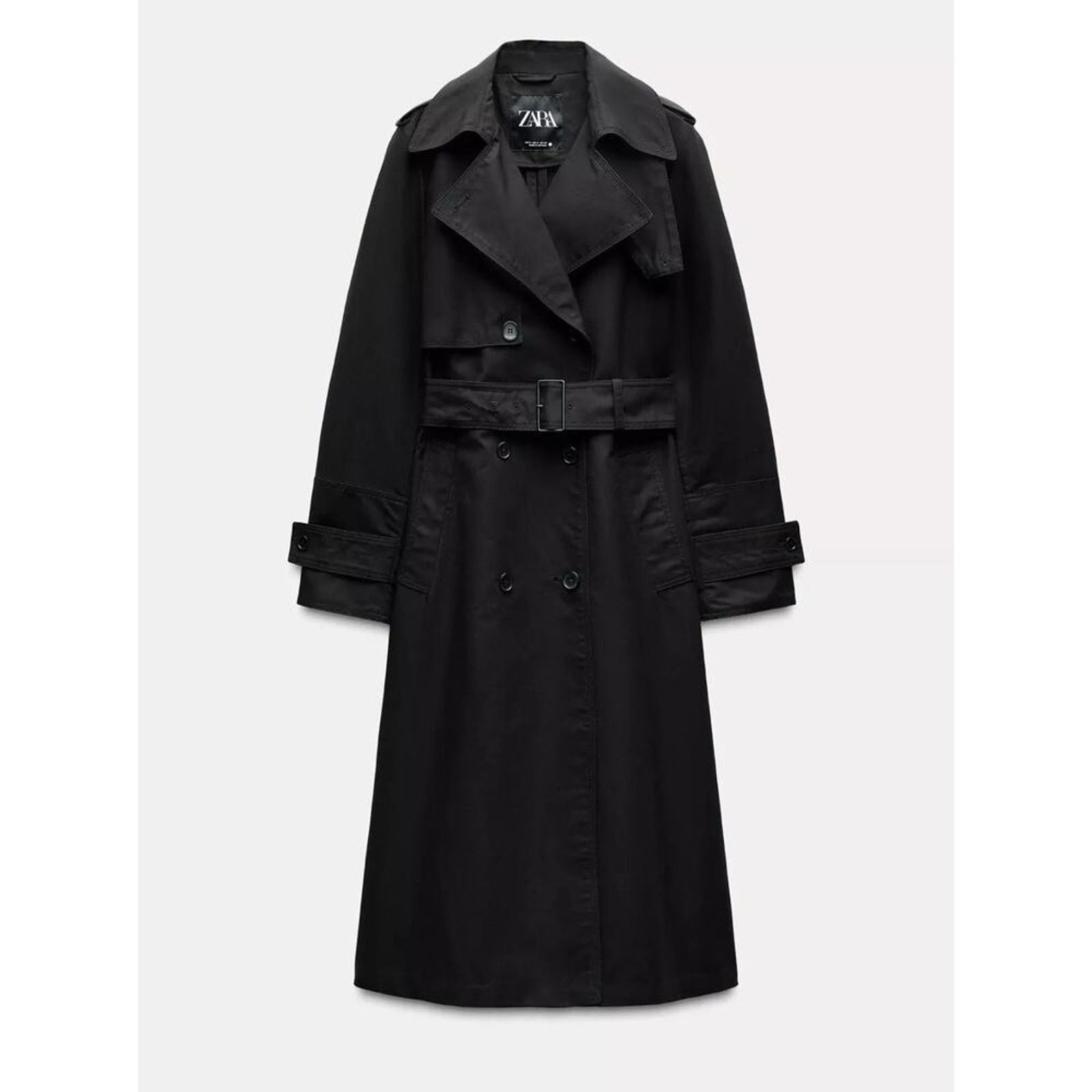 Zara Nwt-ZARA ZW COLLECTION OVERSIZE TRENCH COAT-water resistant- Size M / US 6-8 / IT 42-44 - 3 Thumbnail