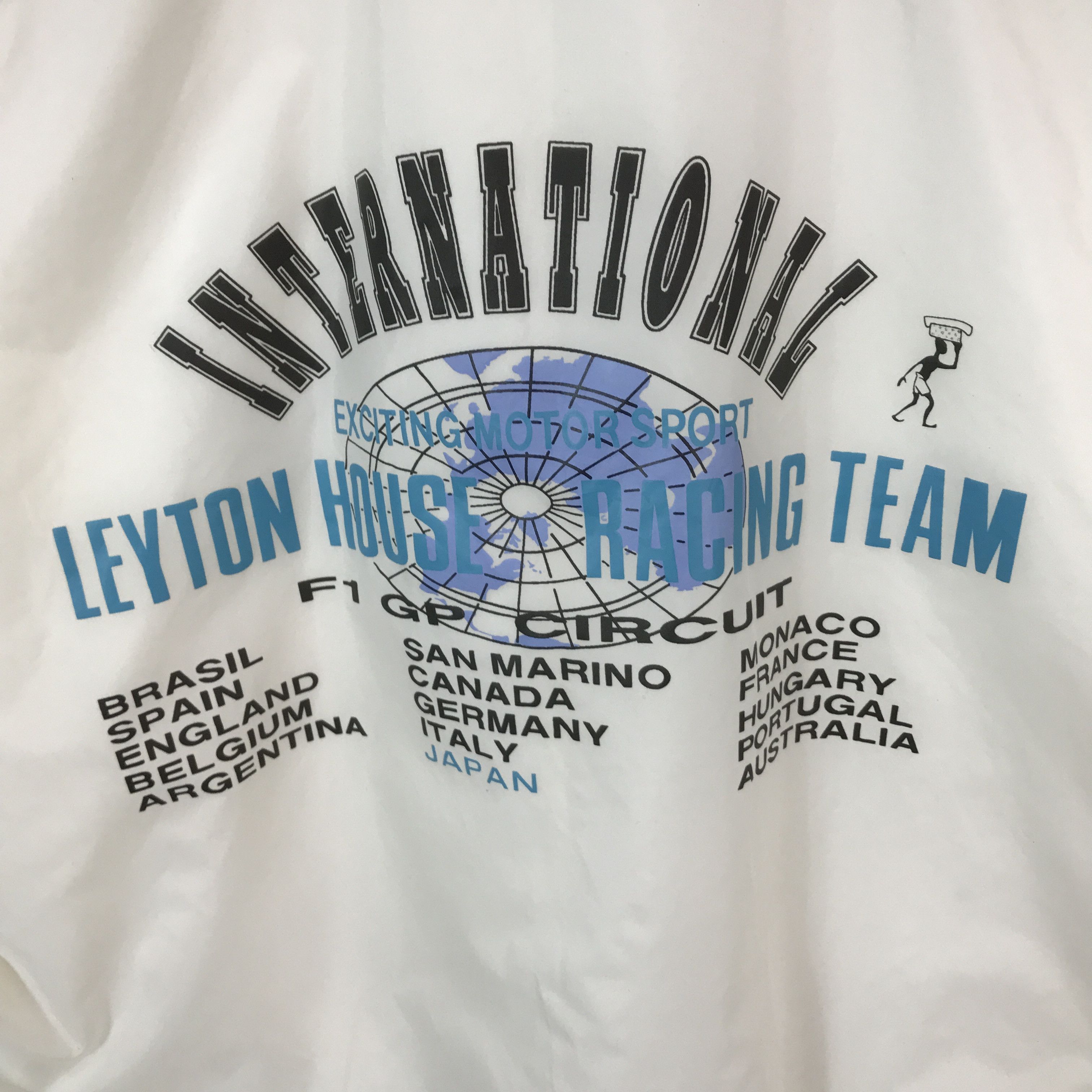 Japanese Brand Vtg leyton house racing japan light zip jacket Size US L / EU 52-54 / 3 - 5 Thumbnail