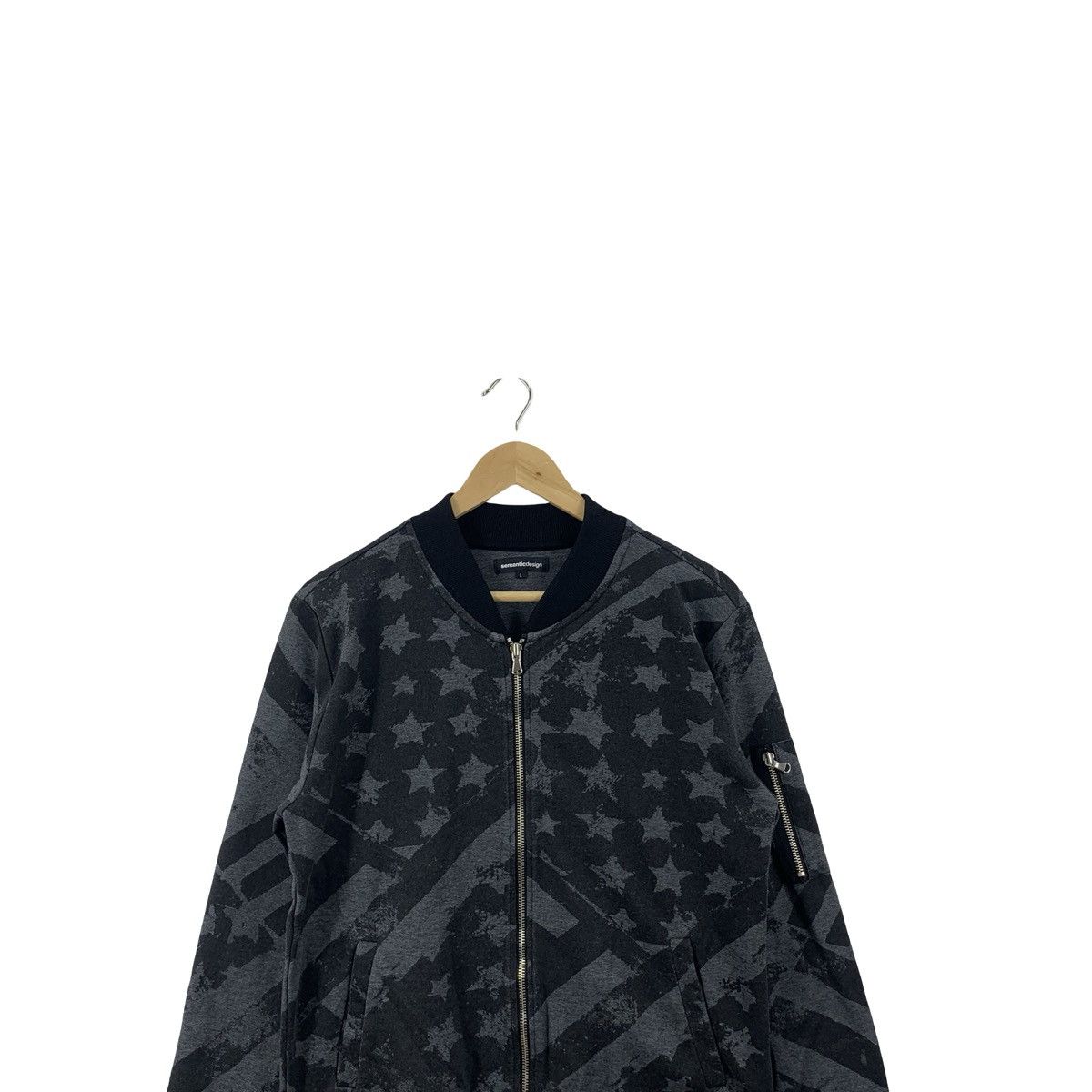 semanticdesign Semantic Design Star Print Zip-Up Bomber Jacket Military Size US L / EU 52-54 / 3 - 2 Thumbnail