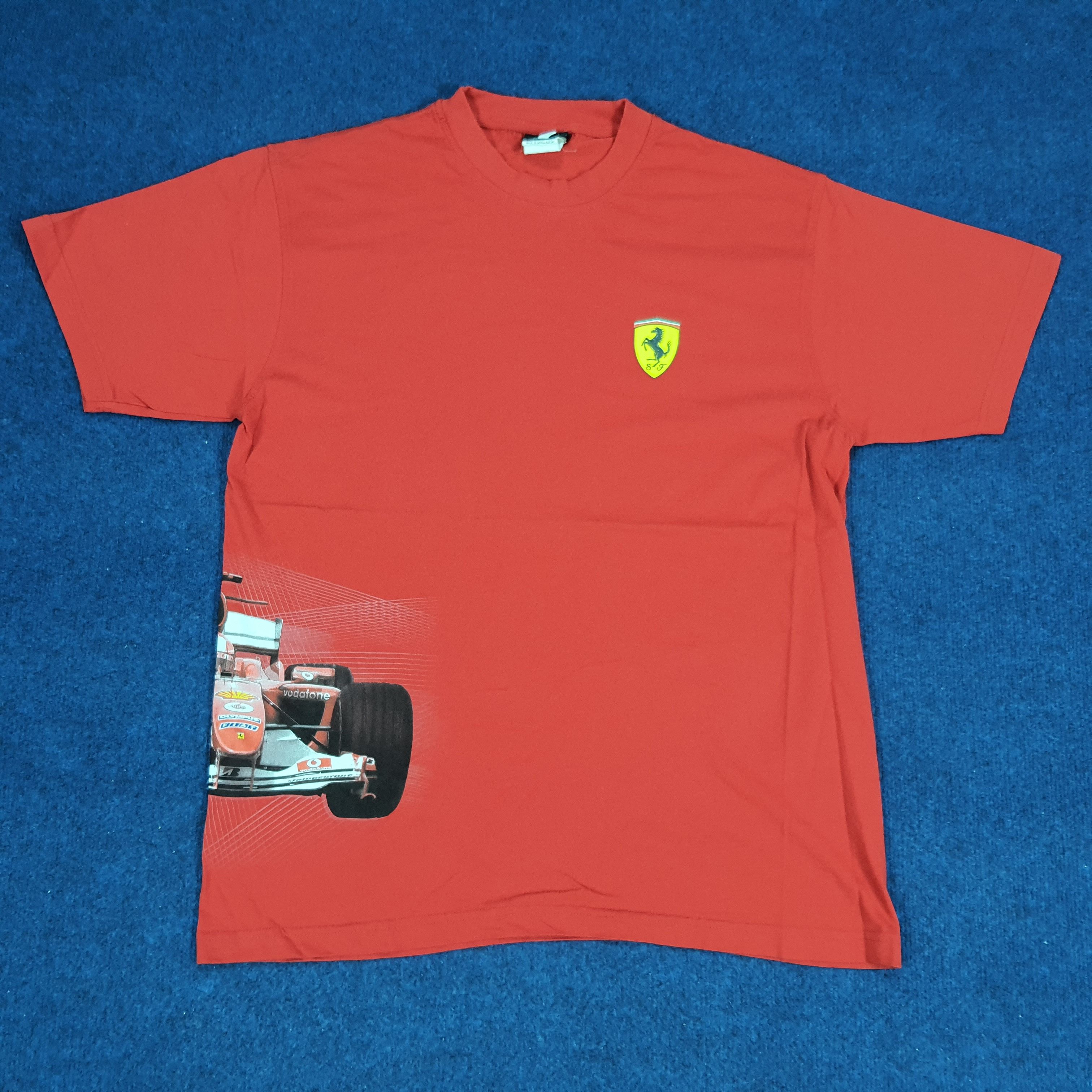 Ferrari × Vintage Vintage Ferrari Racing Formula 1 F1 Tshirt Size US L / EU 52-54 / 3 - 1 Thumbnail