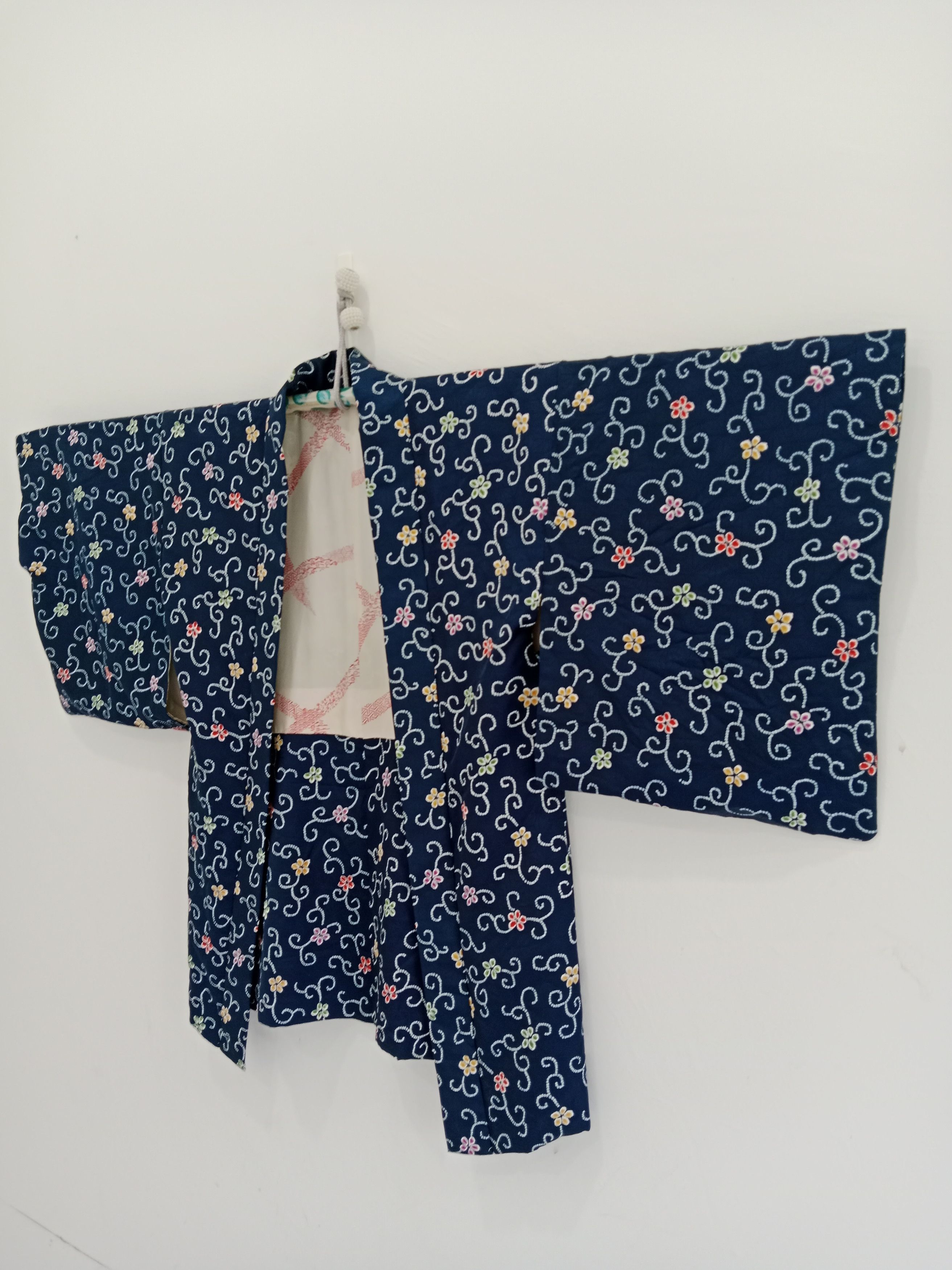 Japanese Brand Vintage Haori Kimono Flower Motif Japanese Style Size US L / EU 52-54 / 3 - 4 Thumbnail