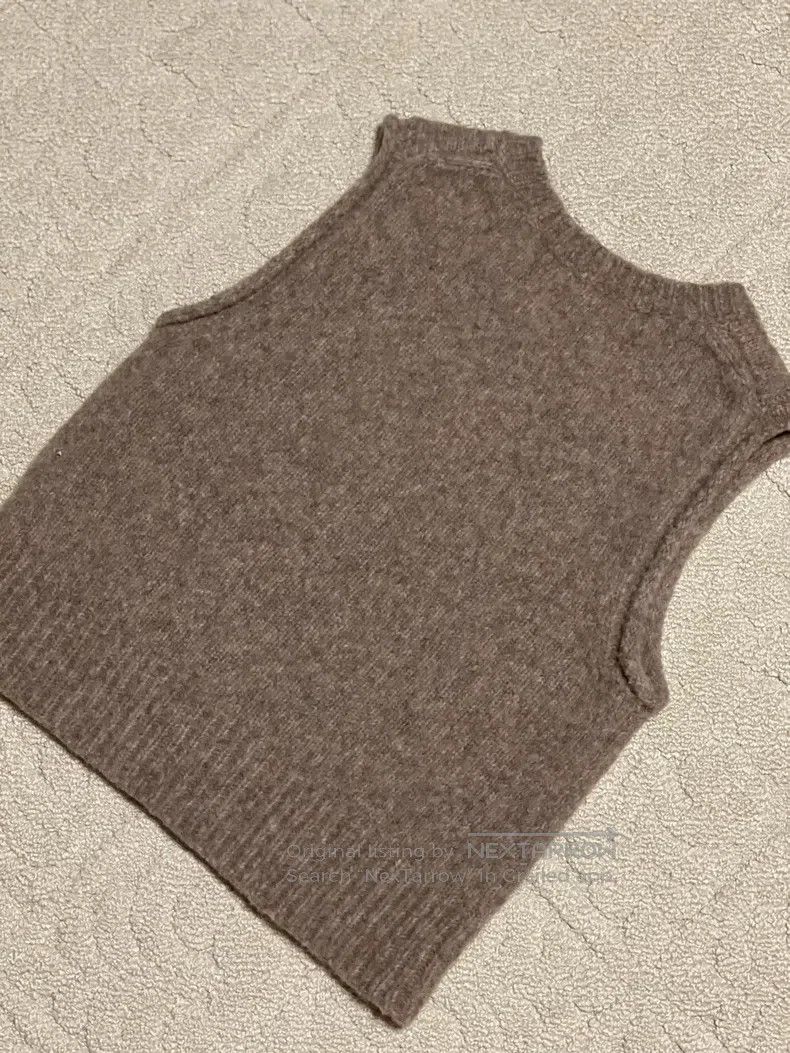 Helmut Lang Merino Wool Crewneck Vest
