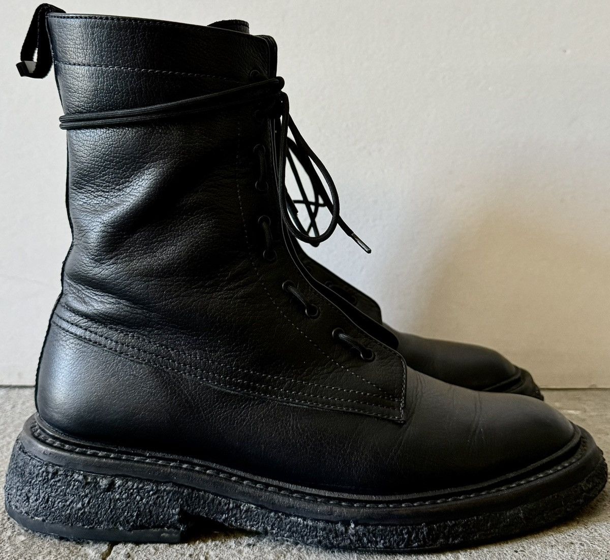 Dior Dior - Hedi Slimane - AW07 “Navigate”- Leather Combat Boots Size US 9 / EU 42 - 11 Thumbnail