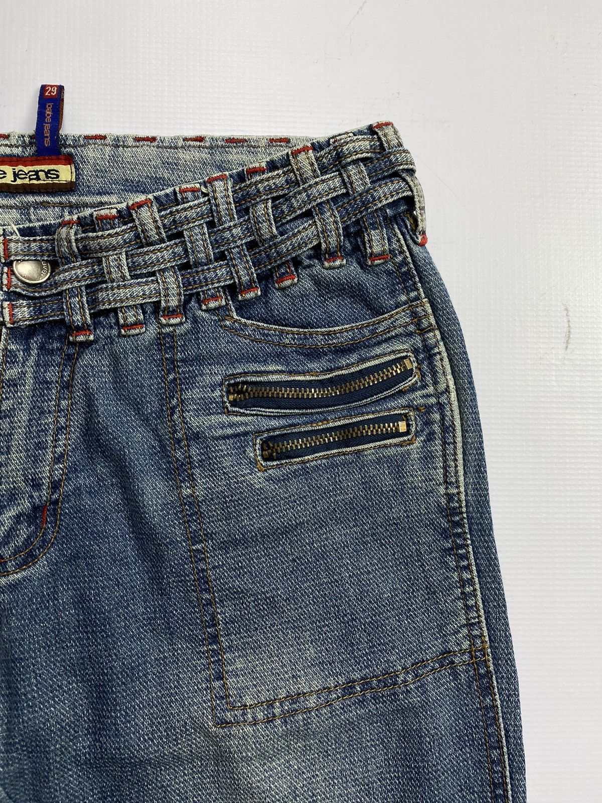 If Six Was Nine × Japanese Brand × Le Grande Bleu (L.G.B.) 2000s BABE Super Flare Jean Size US 32 / EU 48 - 5 Thumbnail