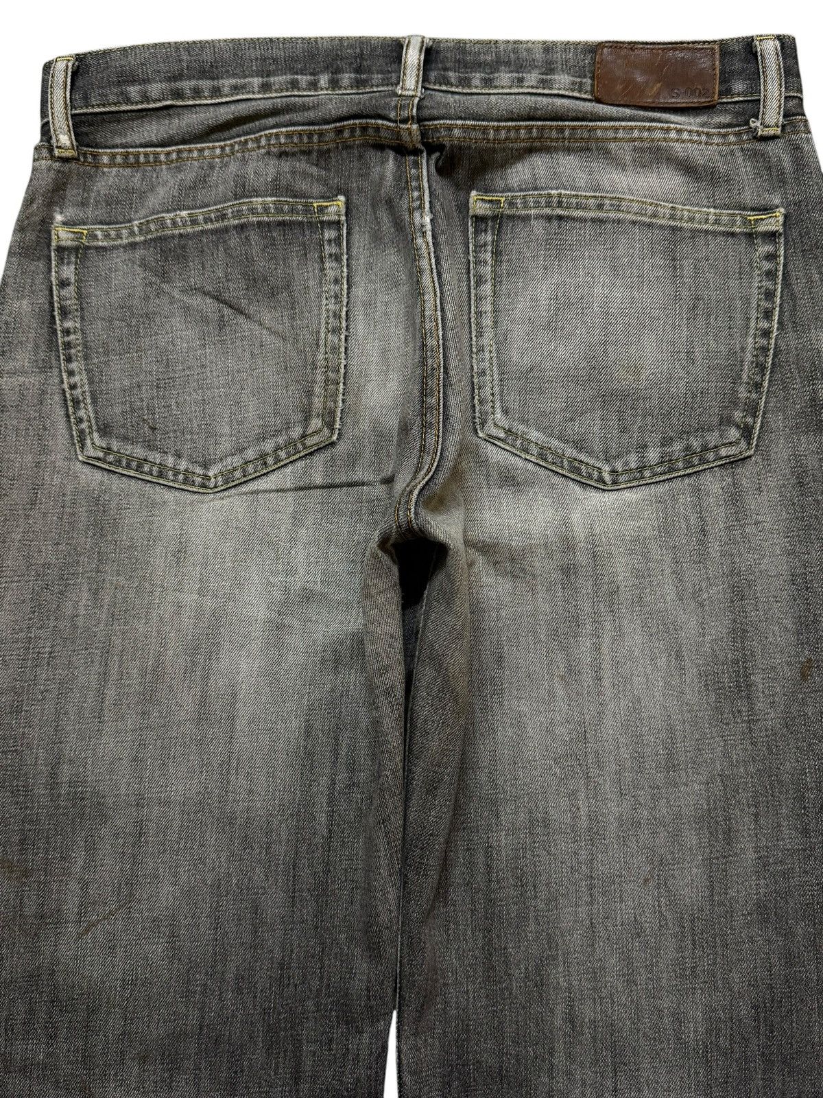 Uniqlo Vintage Y2K Japanese Uniqlo Faded Wash Distressed Wide Leg Size US 33 - 4 Thumbnail
