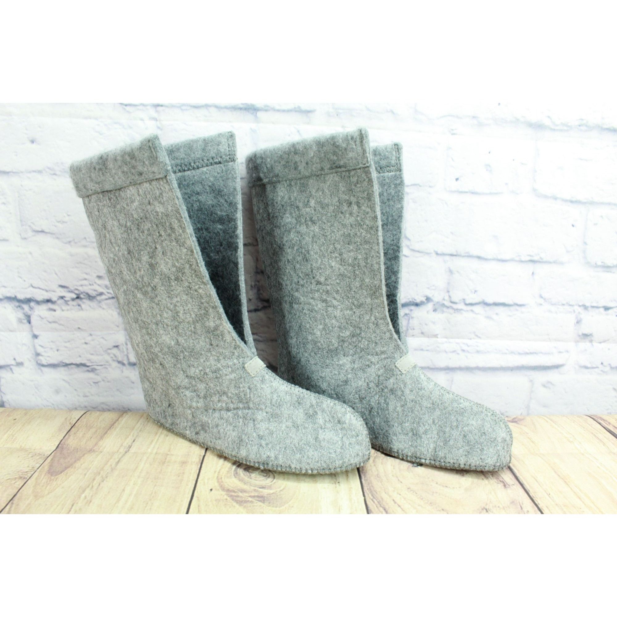 Levi's LL Bean Kids Gray Wool Warm Replacement Boot Liner Inserts Size ONE SIZE - 3 Thumbnail
