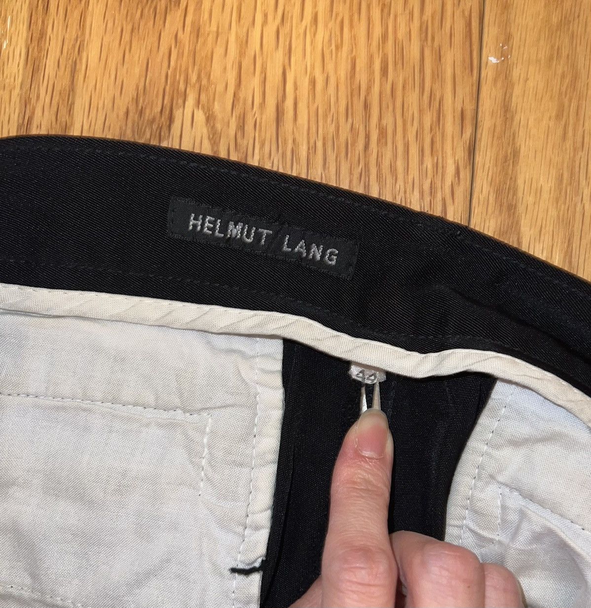 Helmut Lang Helmut Lang 1997 Holster Pocket Knee Stripe Pants Size US 29 - 9 Thumbnail