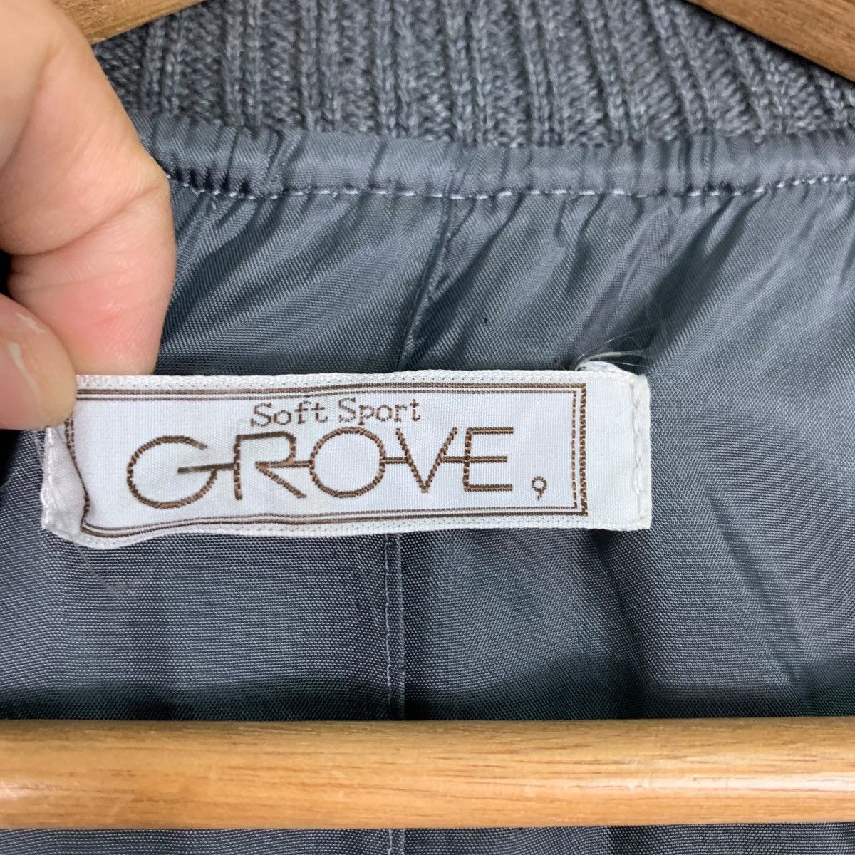 Japanese Brand GROVE Soft Sport Double Layer Wool Jacket #0293-C13 Size US M / EU 48-50 / 2 - 16 Thumbnail