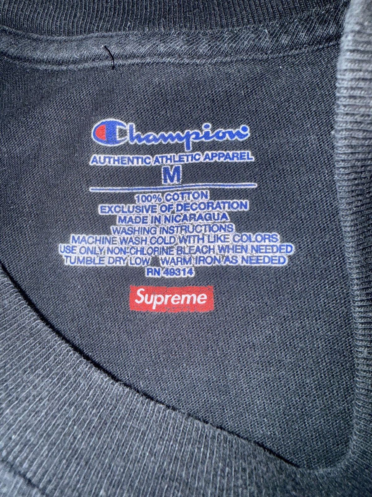 Champion × Supreme Supreme x Champion Tshirt Size US M / EU 48-50 / 2 - 2 Thumbnail