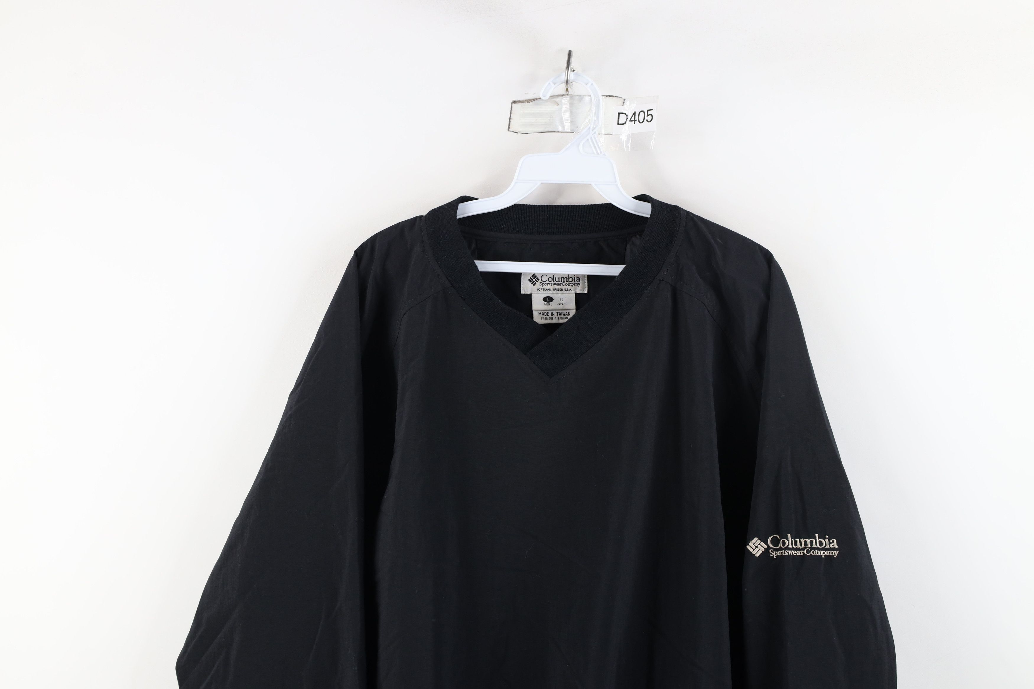 Columbia × Vintage Vintage 90s Columbia Spell Pullover Windbreaker Jacket Black Size US L / EU 52-54 / 3 - 2 Thumbnail
