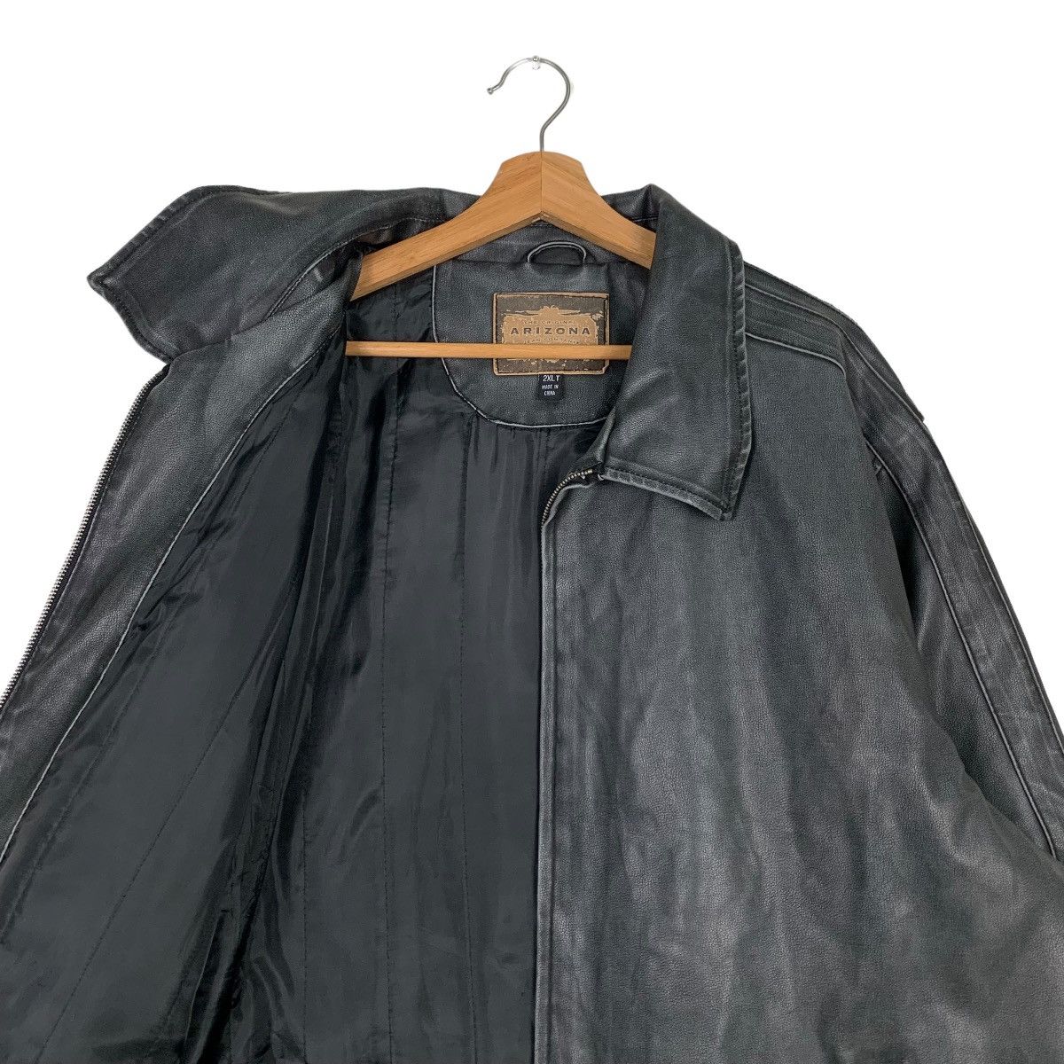 Arizona Jean Co. ARIZONA Leather Jacket #0142-C8 Size US XXL / EU 58 / 5 - 11 Thumbnail